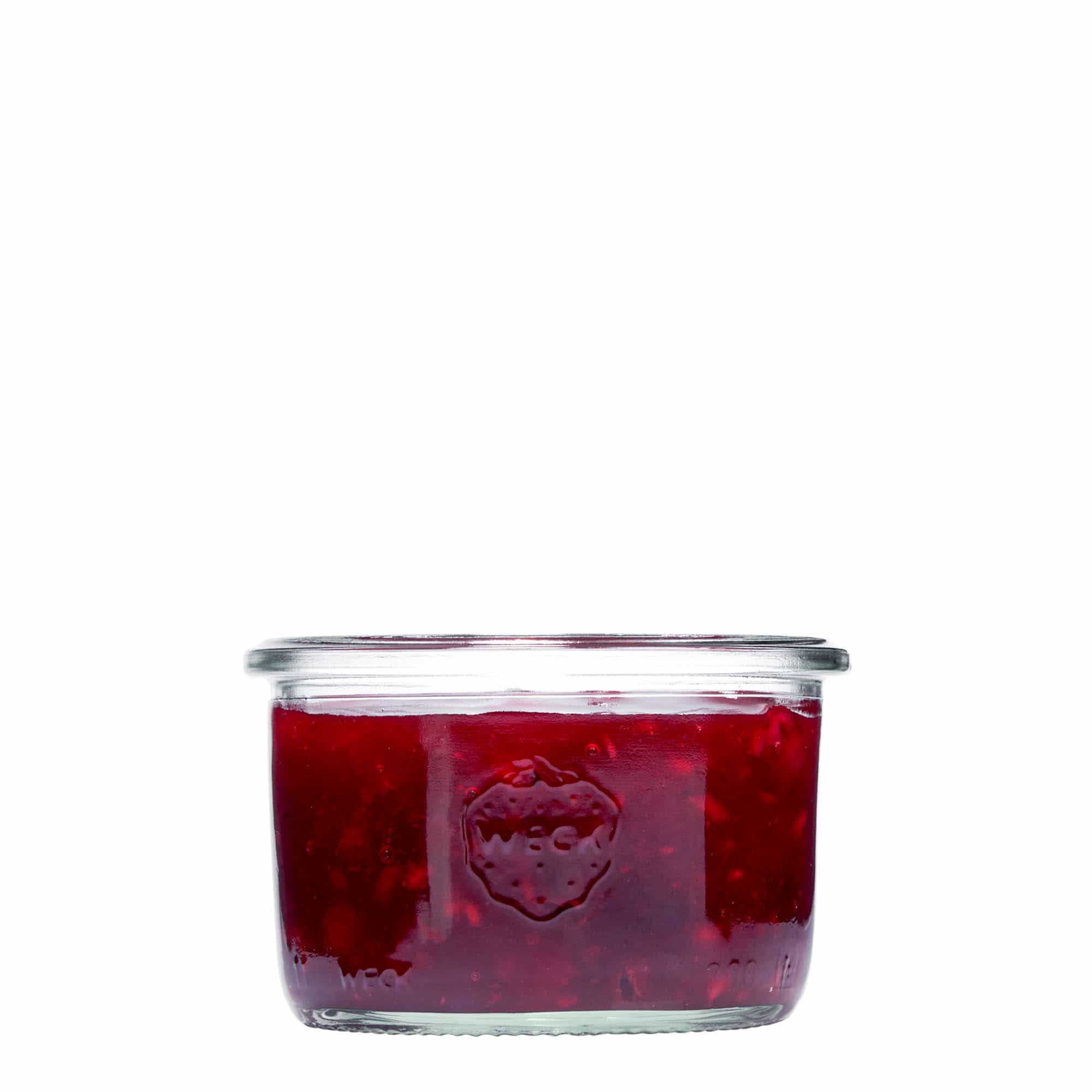 200 ml WECK-çelës shishe, Hapur: Skaj i rrumbullakët