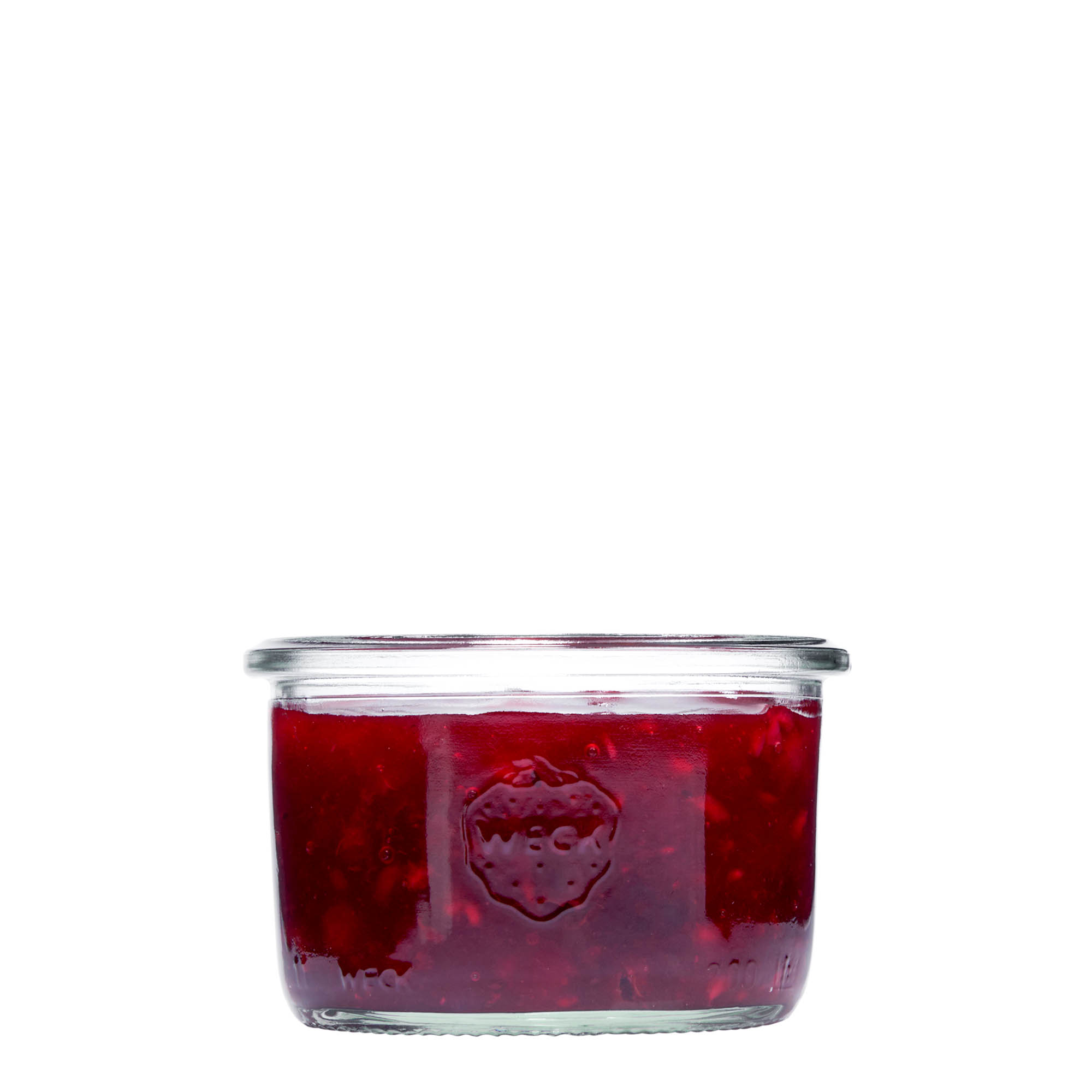 200 ml WECK-çelës shishe, Hapur: Skaj i rrumbullakët