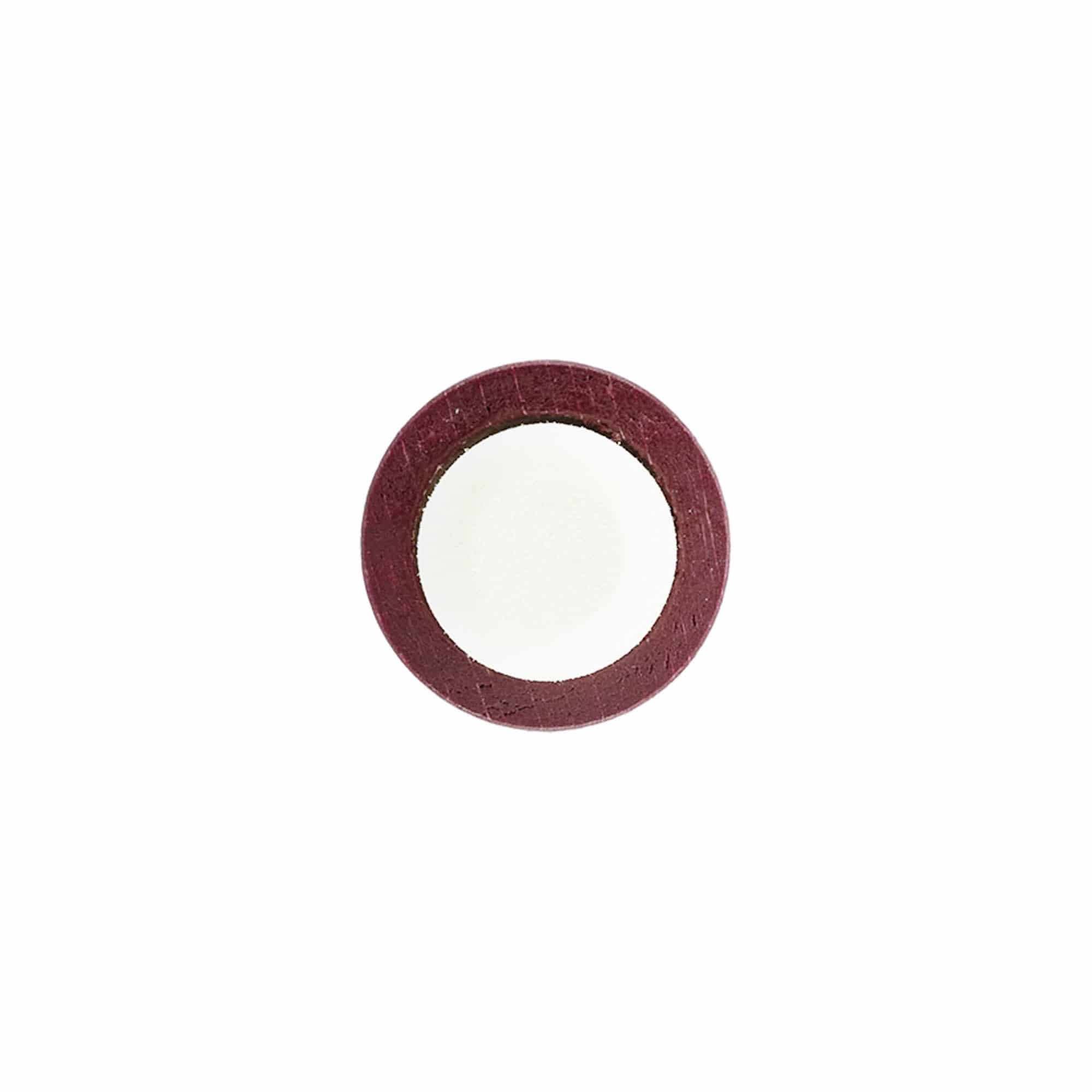 Kapak doreze 19 mm, dru/plastikë, ngjyrë bordokse, për gojën: Kork