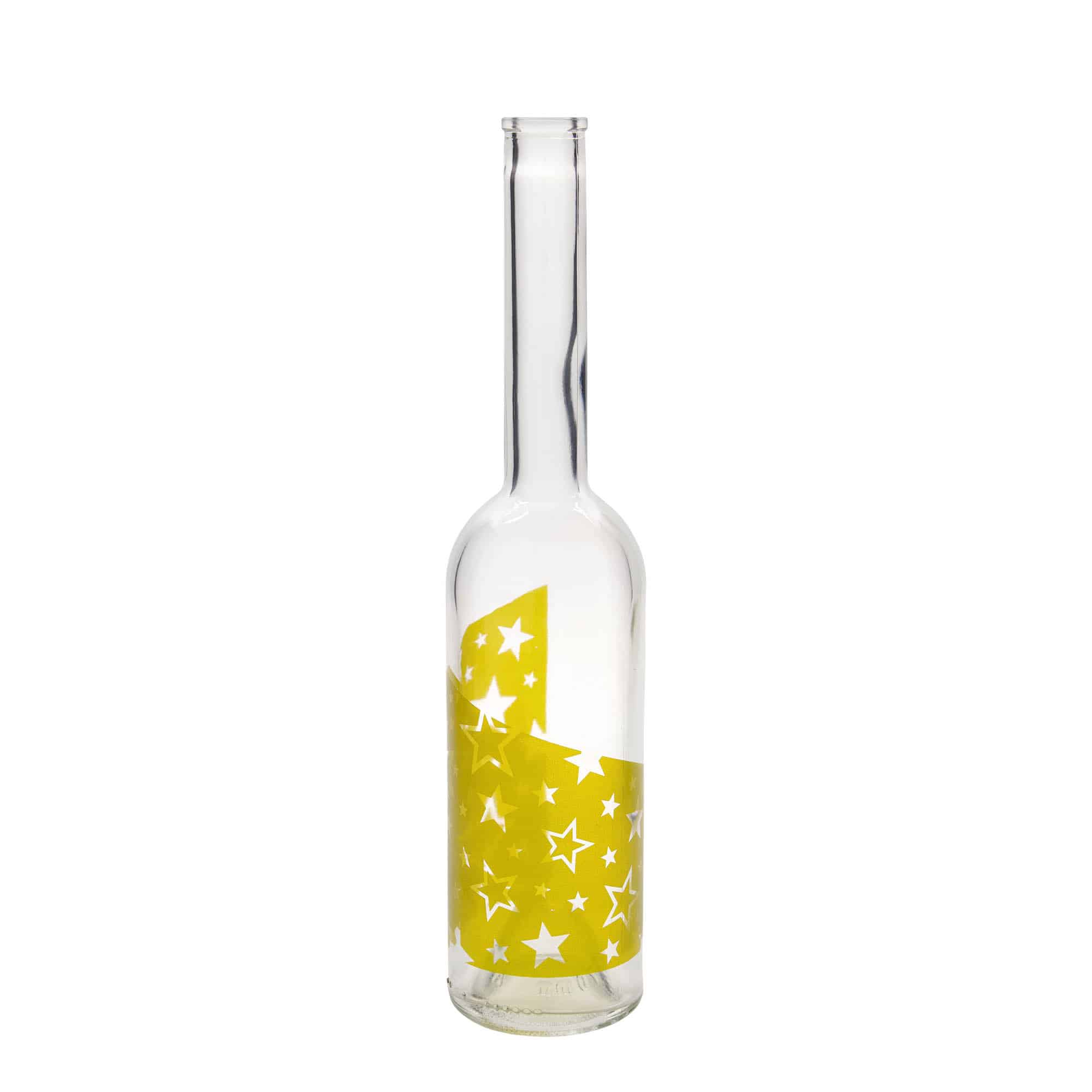 Shishe qelqi 500 ml 'Opera', motiv: Yje ari, gojë: Korek