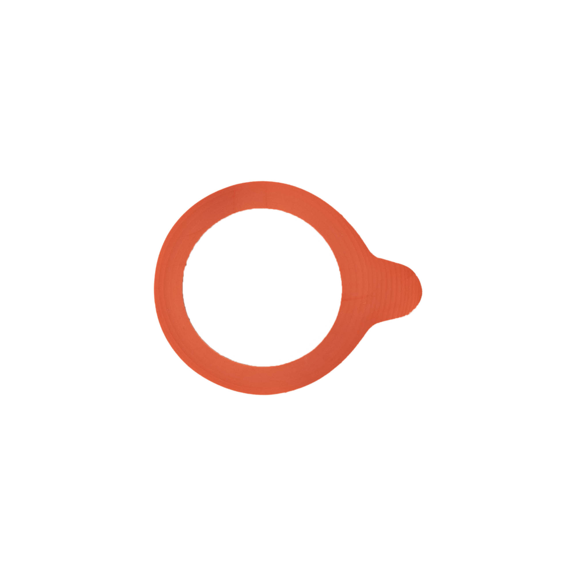 Unazë për konservim WECK RR40, e kuqe, gojë: buzë e rrumbullakët