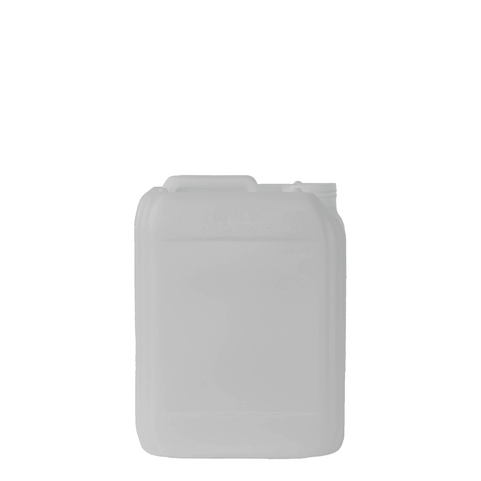 Kanistër 5 l, drejtkëndor, plastikë HDPE, natyral, hapje: ND 55 Kanistër 5 l, drejtkëndor, plastikë HDPE, natyral, hapje: ND 55