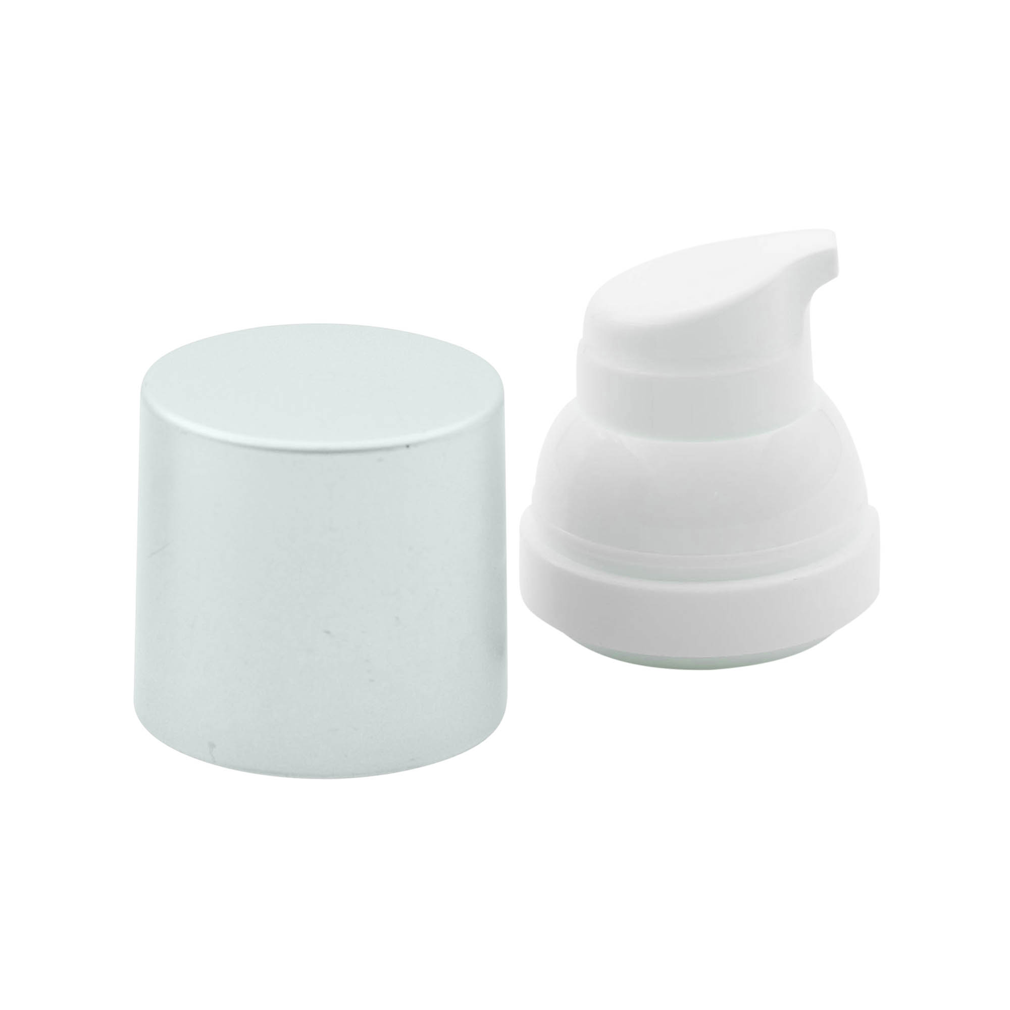 Pompa për shpërndarës pa ajër 'Mezzo', plastikë PP, argjend