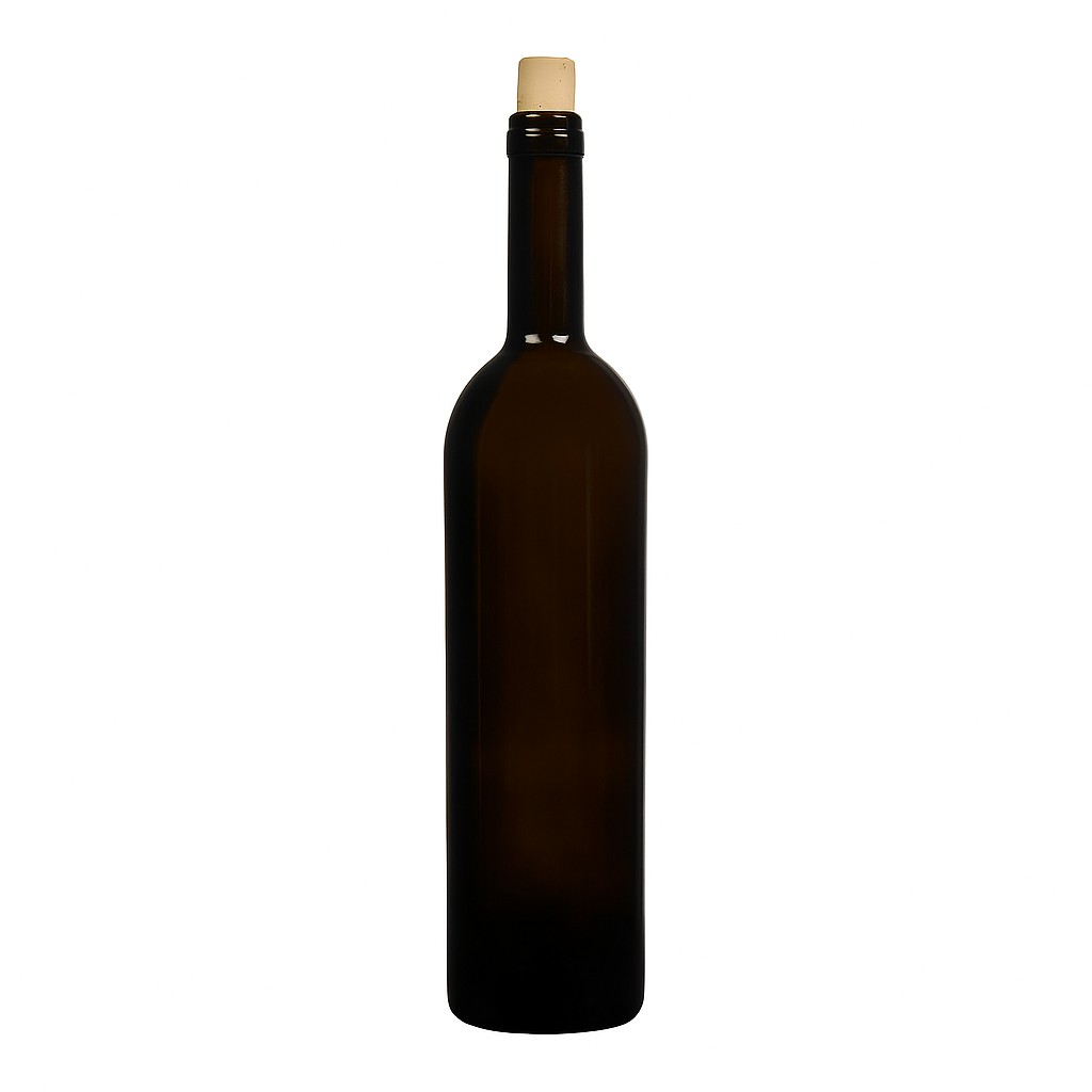 Shishe vere 750 ml 'Liberty', jeshile antike, gojë: kork Shishe vere 750 ml 'Liberty', jeshile antike, gojë: kork