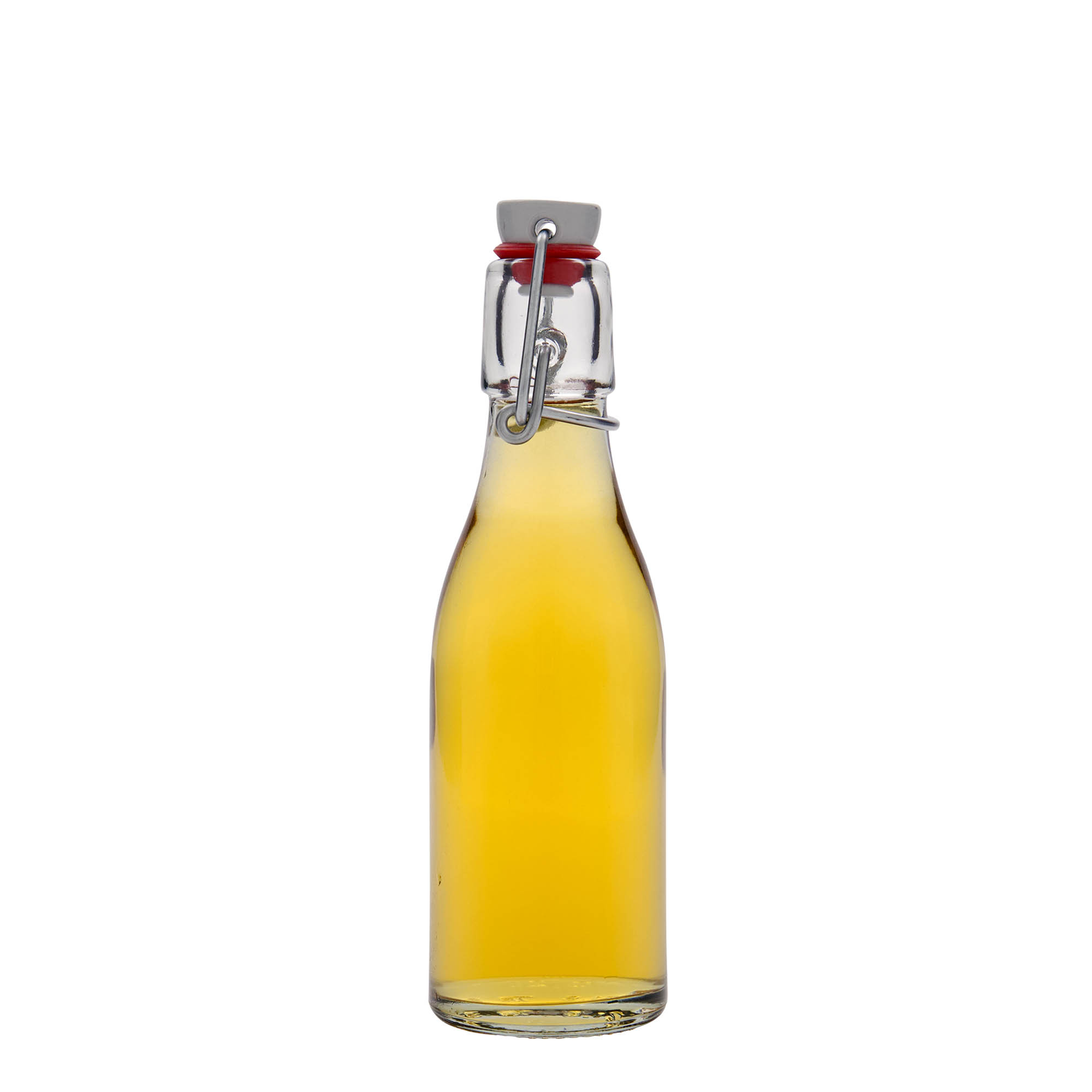 200 ml shishe qelqi 'Paul', gojë: kapak me grep 200 ml shishe qelqi 'Paul', gojë: kapak me grep
