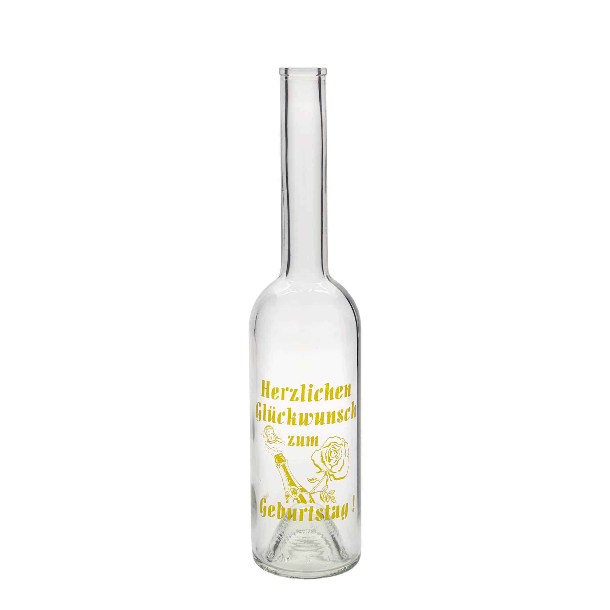 Shishe qelqi 500 ml 'Opera', motiv: Molla, gojë: Kork
