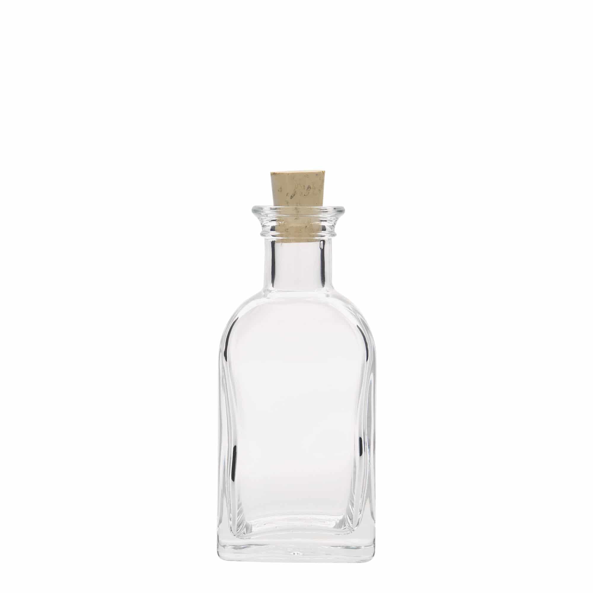 Shishe qelqi 100 ml Apotheker Carré, katrore, gojë: kork