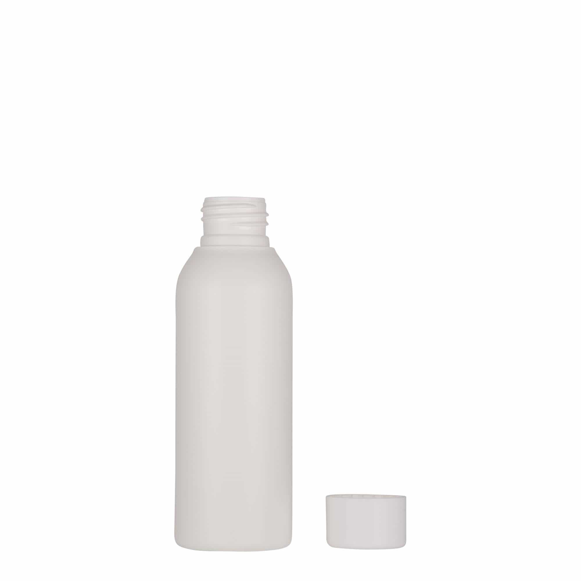 Shishe plastike 100 ml 'Tuffy', HDPE, e bardhë, hapje: 24/410