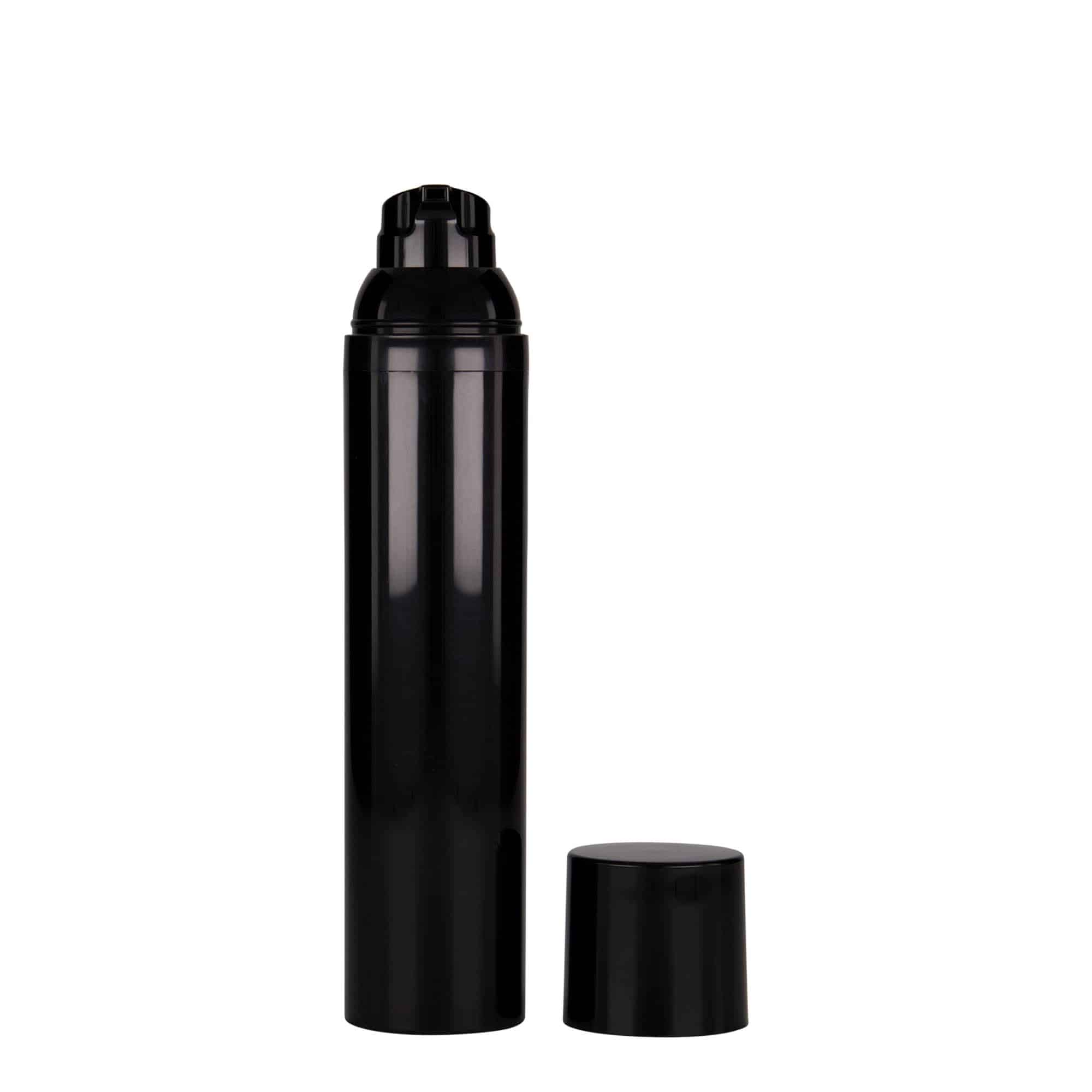 100 ml shpërndarës Airless 'Mezzo', plastikë PP, e zezë