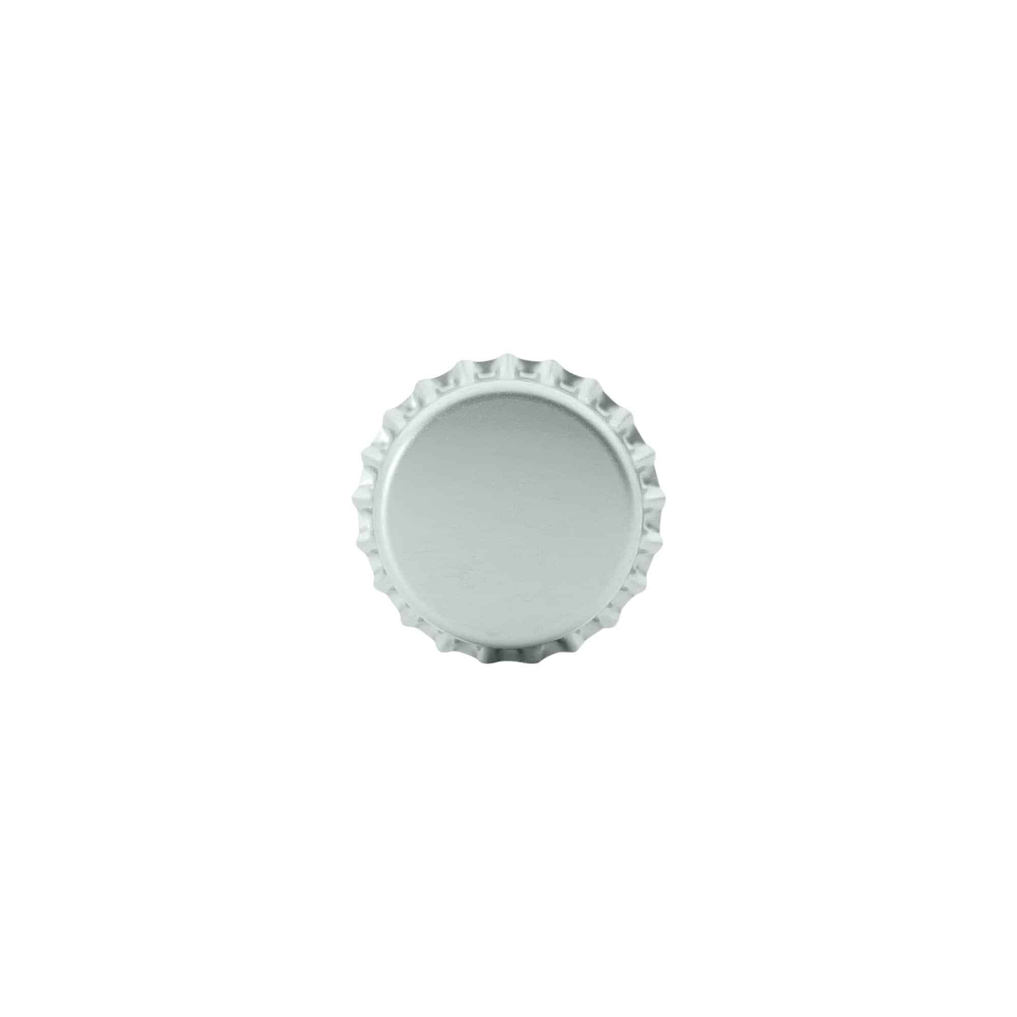 Kapak shishe 26 mm, metal, argjend