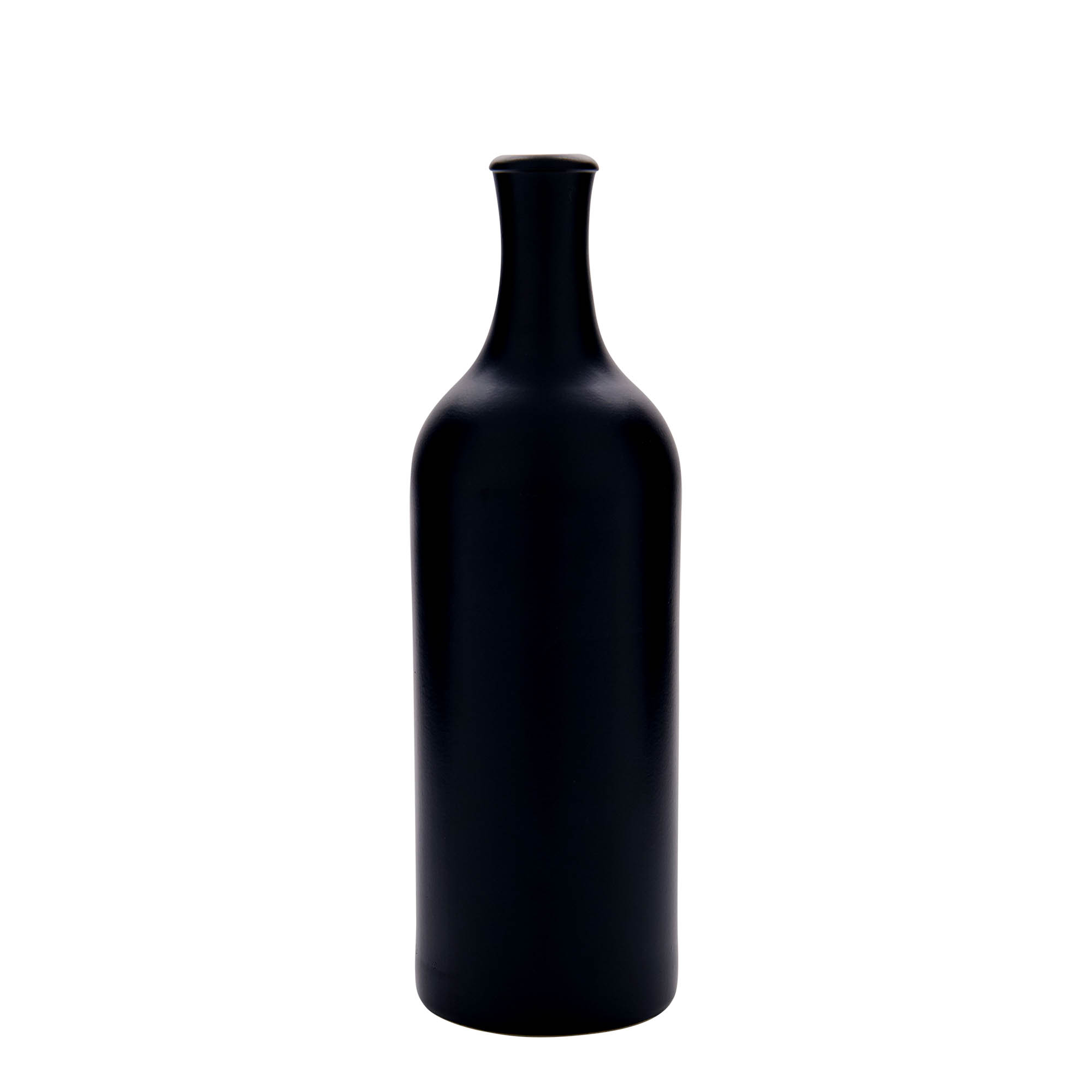 750 ml kruaç me qafë të gjatë, qeramikë, e zezë, gojë: kork 750 ml kruaç me qafë të gjatë, qeramikë, e zezë, gojë: kork