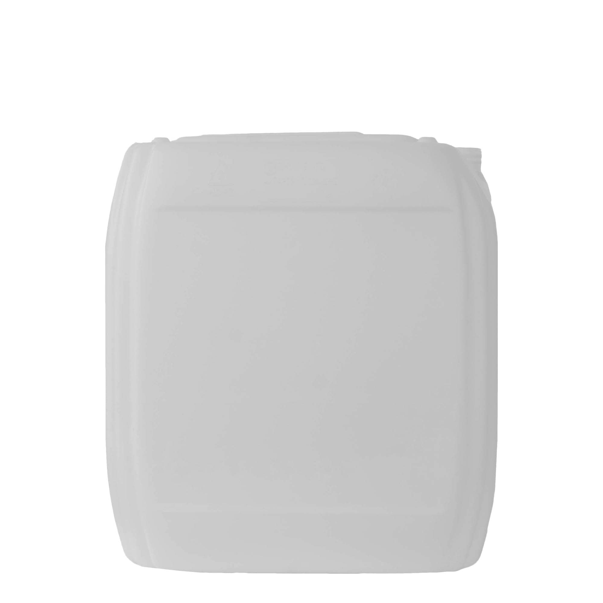 25 l kanister, drejtkëndor, plastik HDPE, natyral, hapje: ND 60