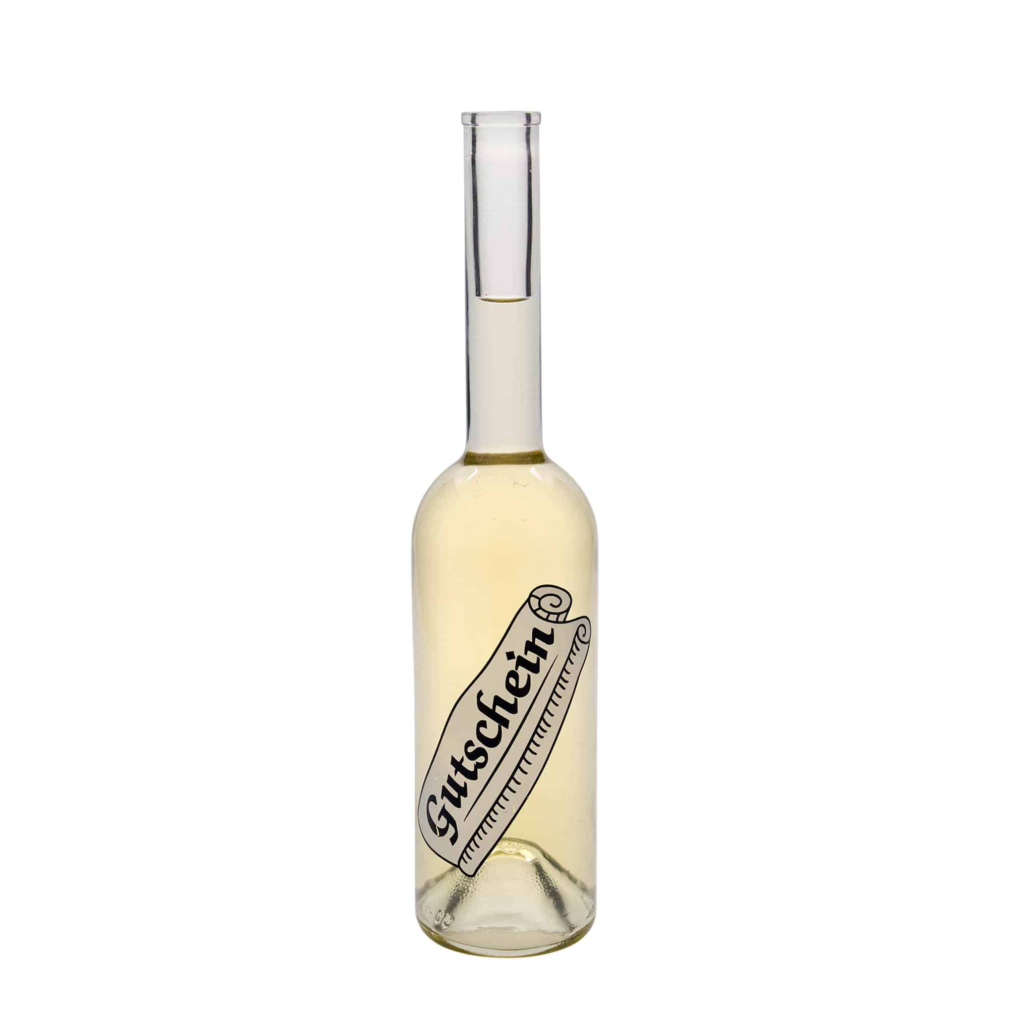 Shishe qelqi 500 ml 'Opera', motiv: Kupon, gojë: Kork Shishe qelqi 500 ml 'Opera', motiv: Kupon, gojë: Kork