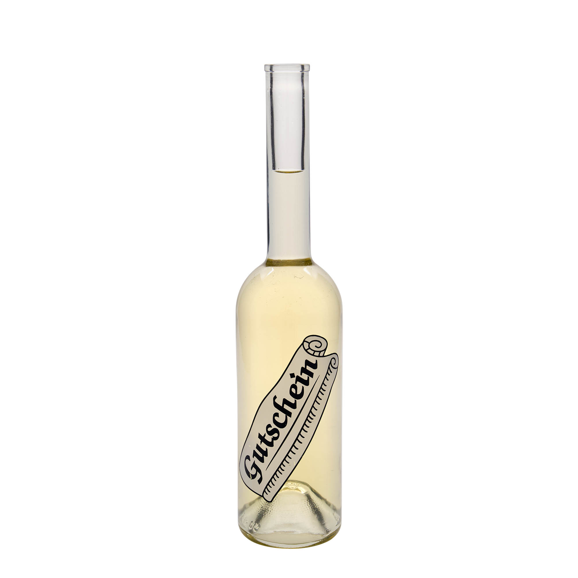 Shishe qelqi 500 ml 'Opera', motiv: Kupon, gojë: Kork Shishe qelqi 500 ml 'Opera', motiv: Kupon, gojë: Kork