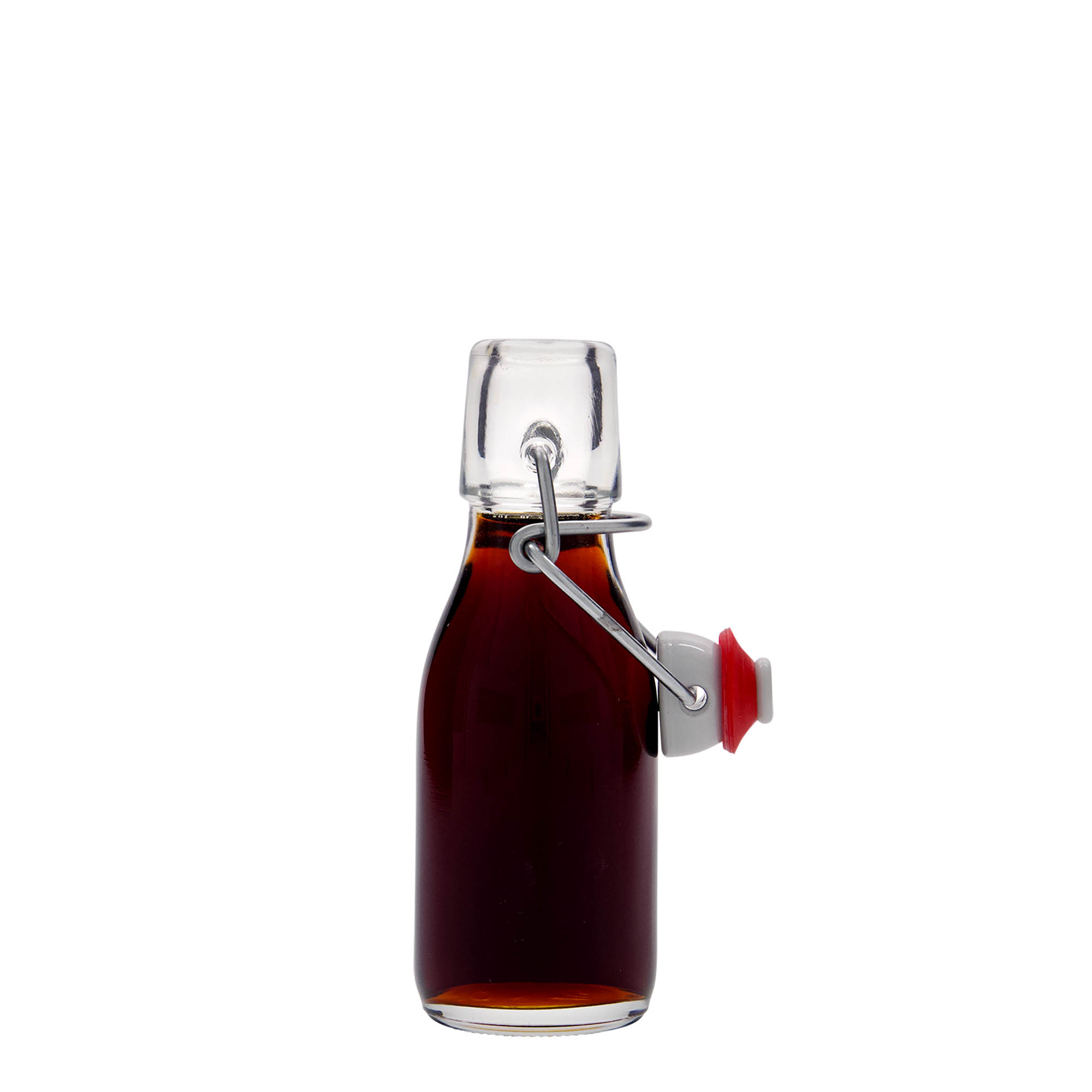 Shishe qelqi 100 ml 'Paul', gojë: mbyllje me kapak me vidë