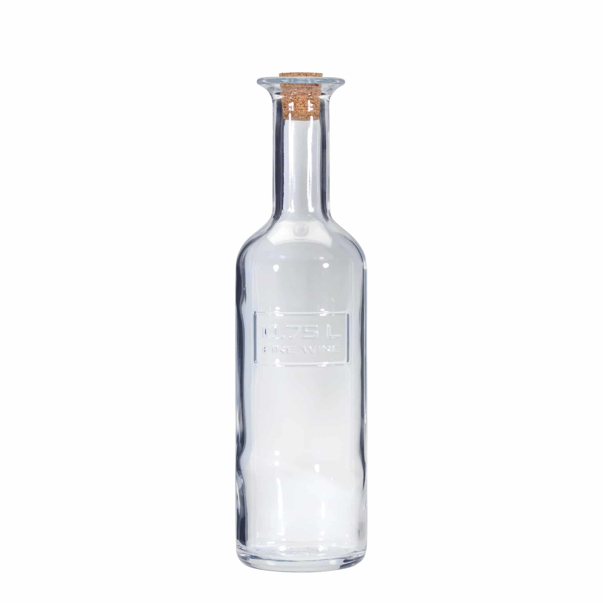 750 ml shishe qelqi 'Optima Fine Wine', goja: korek