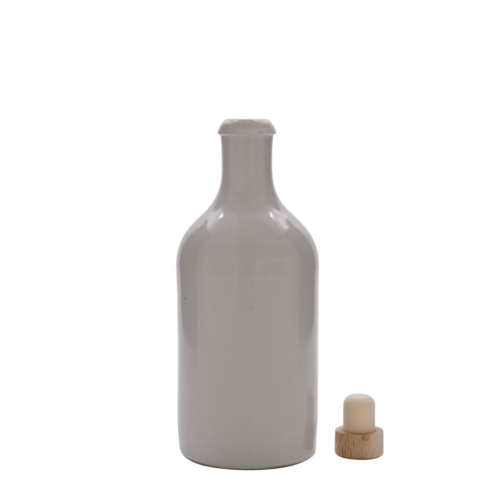 500 ml krua me tokë, qeramikë, e bardhë, gojë: korek 500 ml krua me tokë, qeramikë, e bardhë, gojë: korek