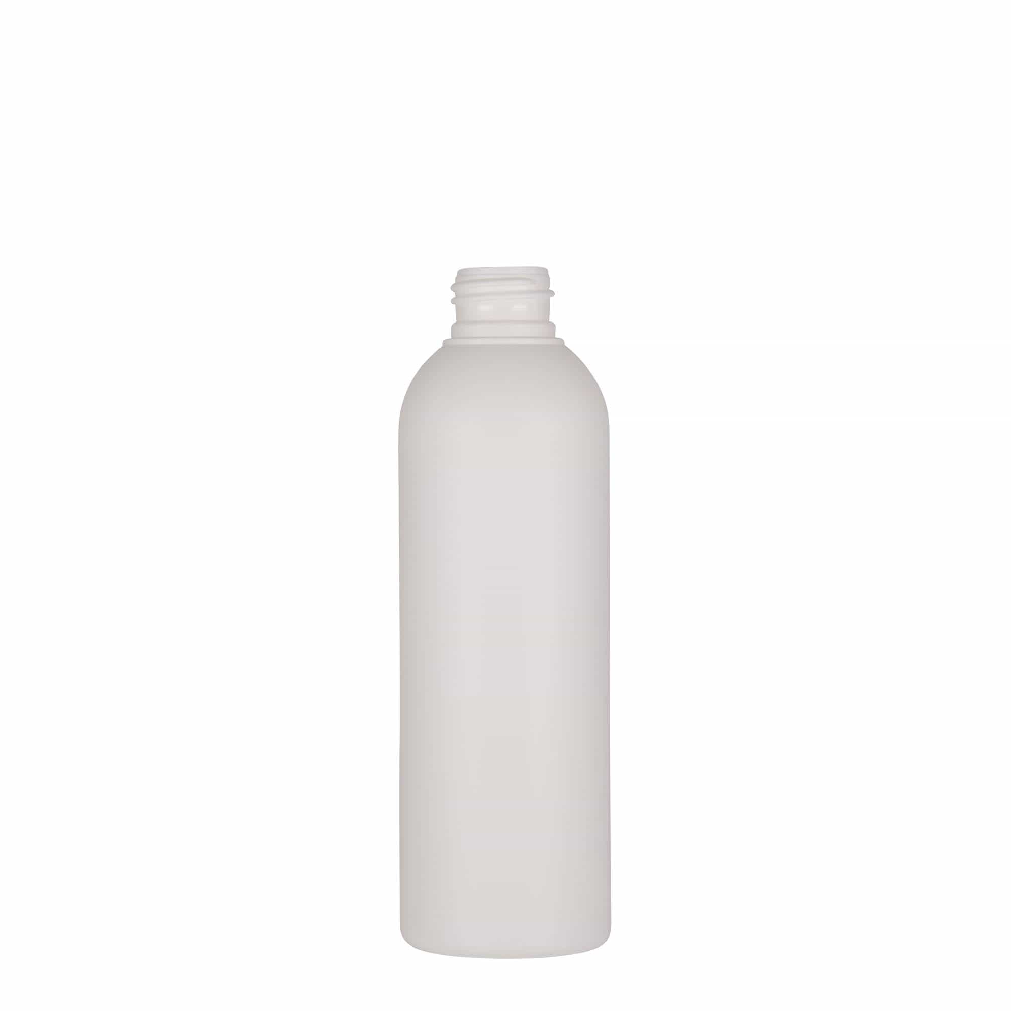 200 ml shishe plastike 'Tuffy', HDPE, e bardhë, gojë: 24/410 200 ml shishe plastike 'Tuffy', HDPE, e bardhë, gojë: 24/410