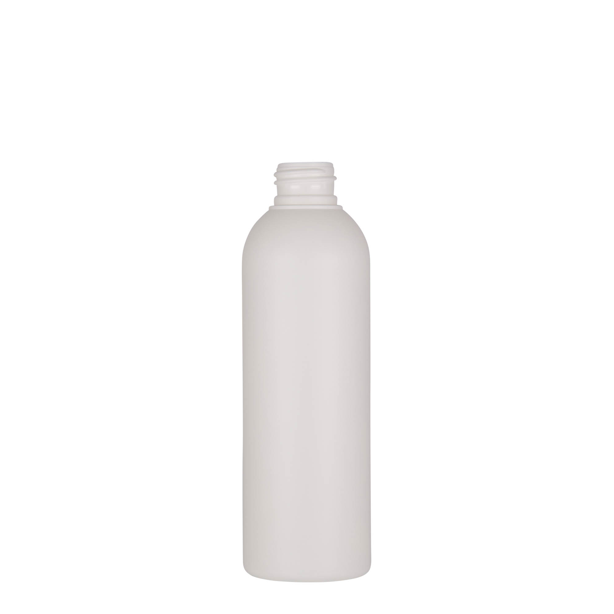 200 ml shishe plastike 'Tuffy', HDPE, e bardhë, gojë: 24/410 200 ml shishe plastike 'Tuffy', HDPE, e bardhë, gojë: 24/410