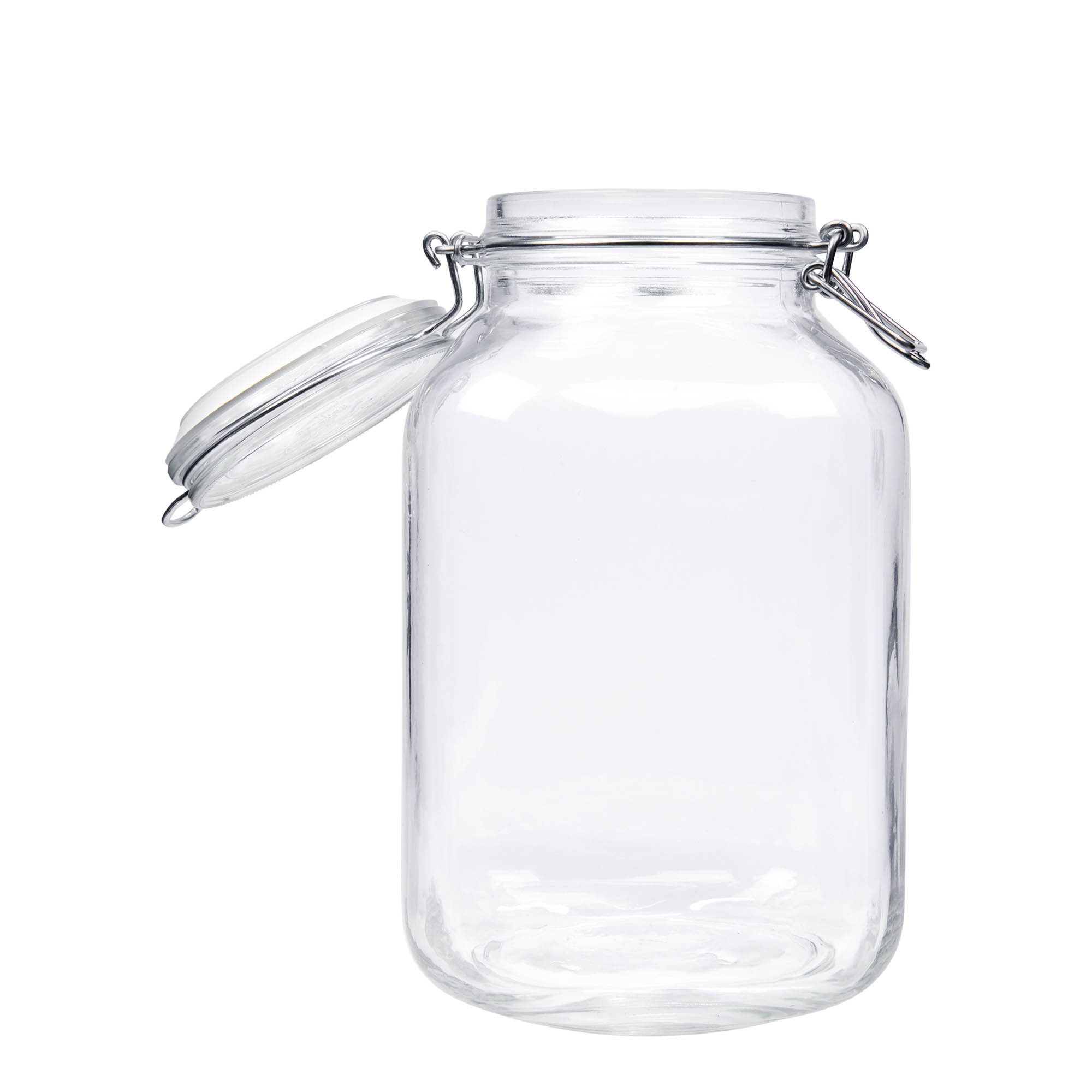 3.000 ml kavanoz me kapak me tel 'Fido', katror, hapje: mbyllje me kapak me tel