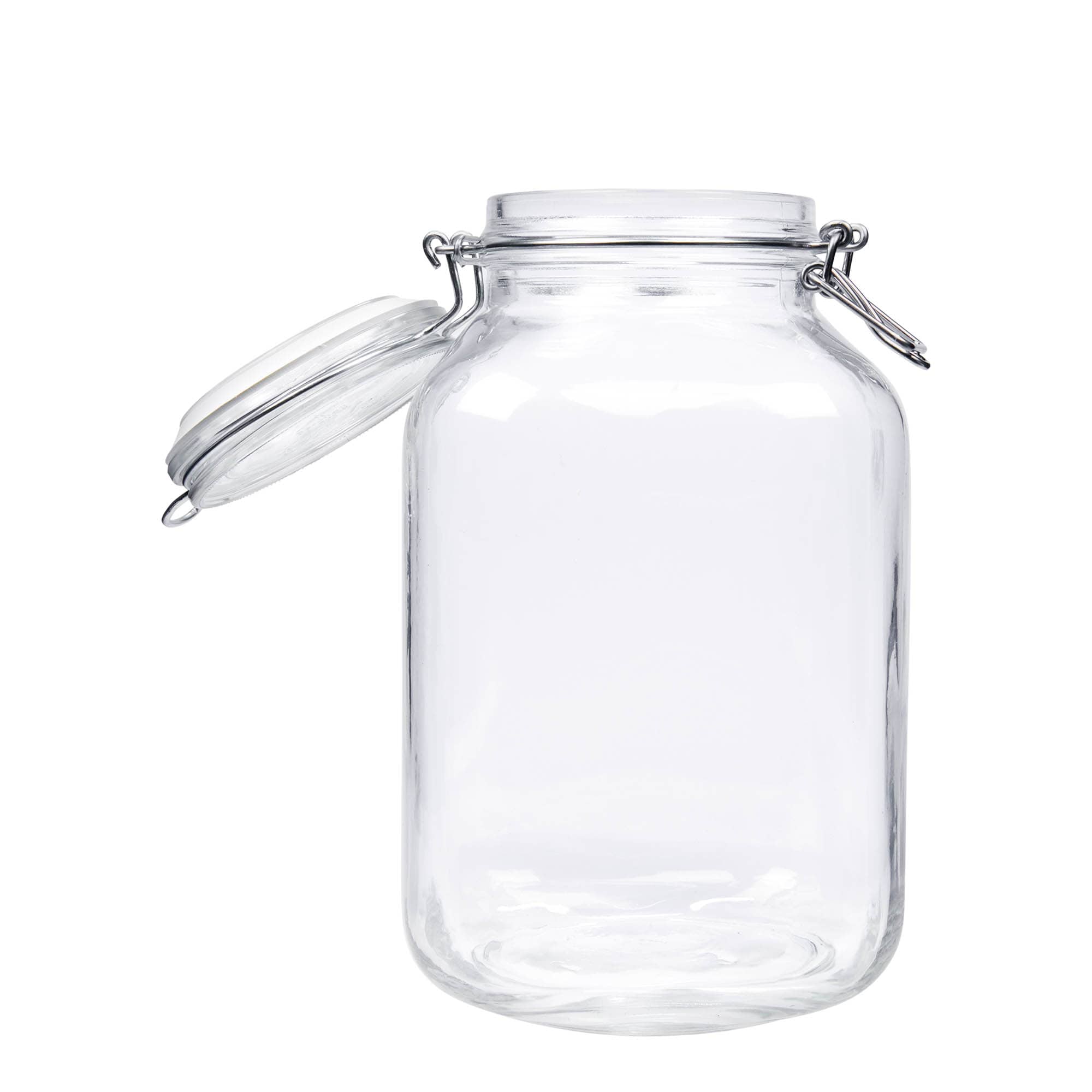 3.000 ml kavanoz me kapak me tel 'Fido', katror, hapje: mbyllje me kapak me tel 3.000 ml kavanoz me kapak me tel 'Fido', katror, hapje: mbyllje me kapak me tel