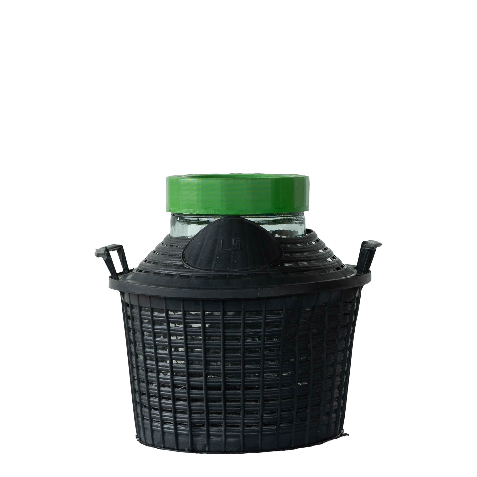 5 l shishe baloni me qafë të gjerë, xham, gojë: kapak me vida 5 l shishe baloni me qafë të gjerë, xham, gojë: kapak me vida