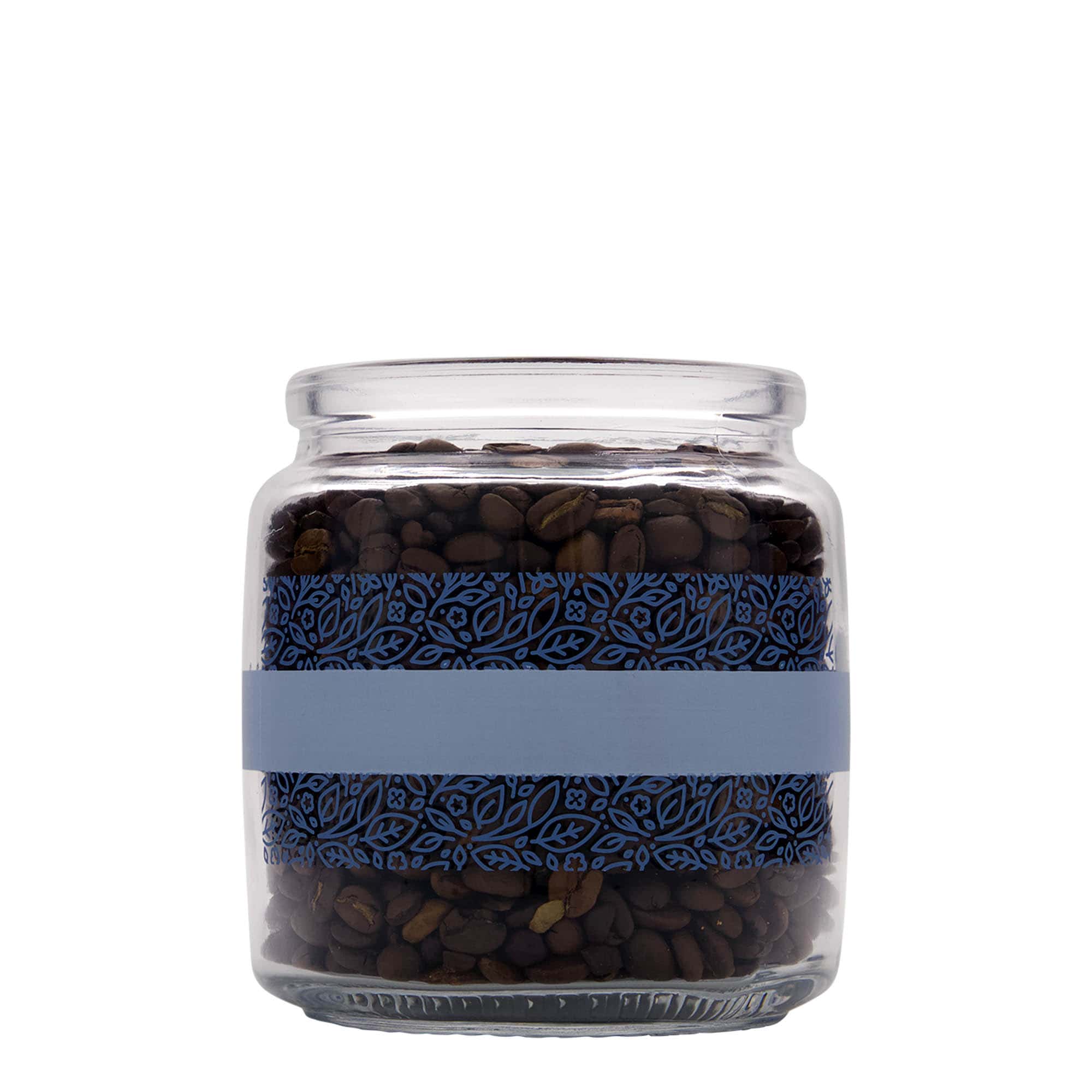 750 ml gotë me kork 'Giara', motiv: Naturalmente blu, gojë: kork