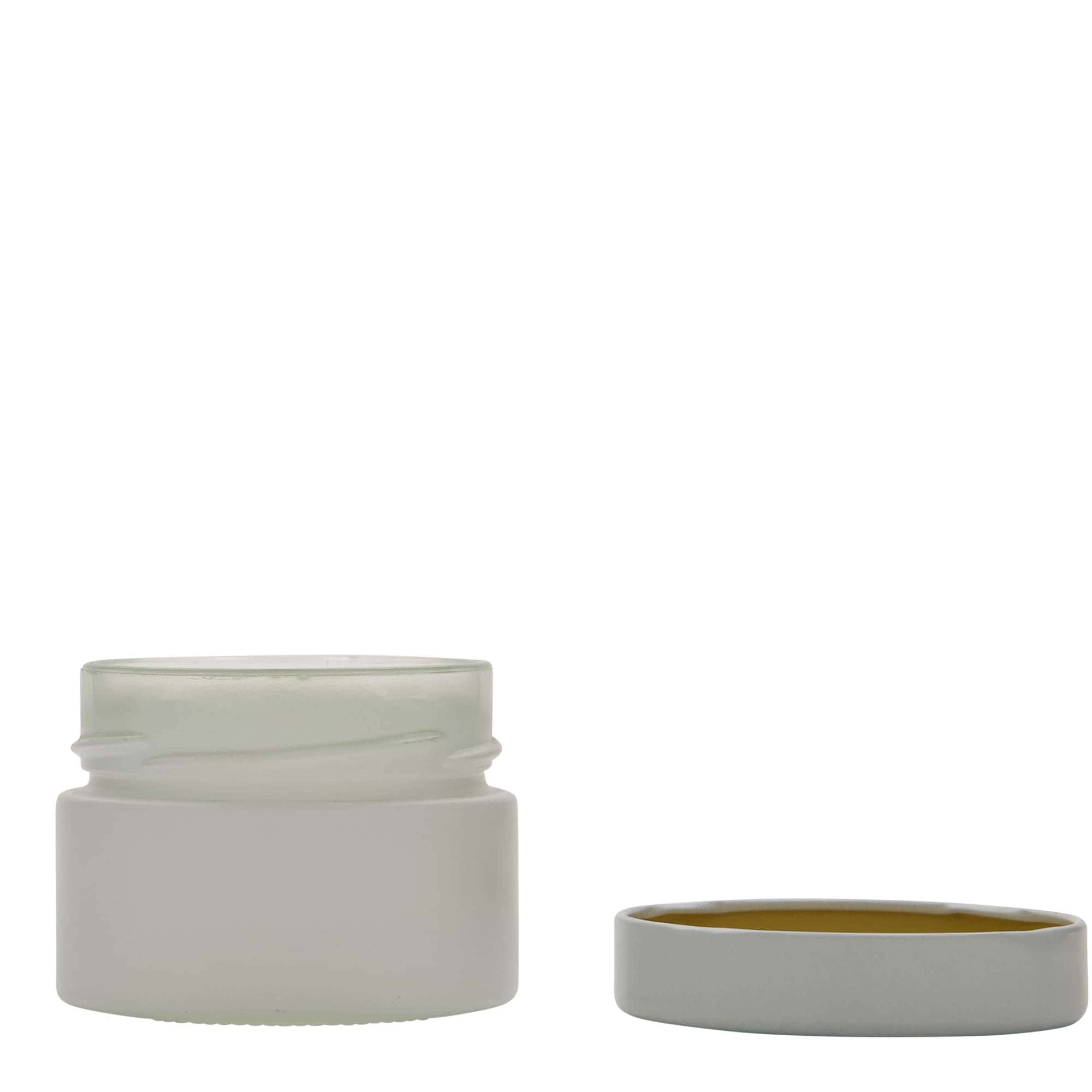 130 ml gotë e rrumbullakët 'Aurora', e bardhë, hapje: Deep-Twist-Off (DTO 66)