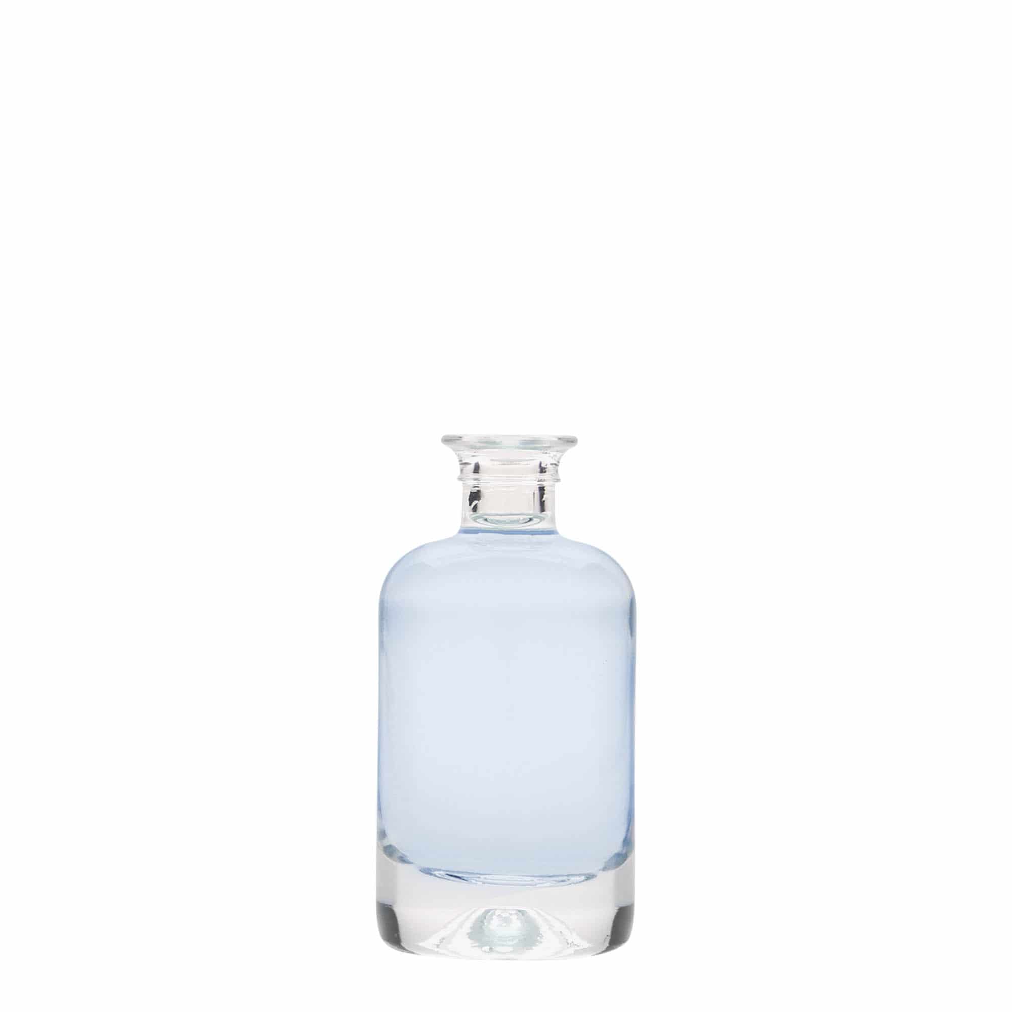 Shishe qelqi 40 ml për farmacist, gojë: korek