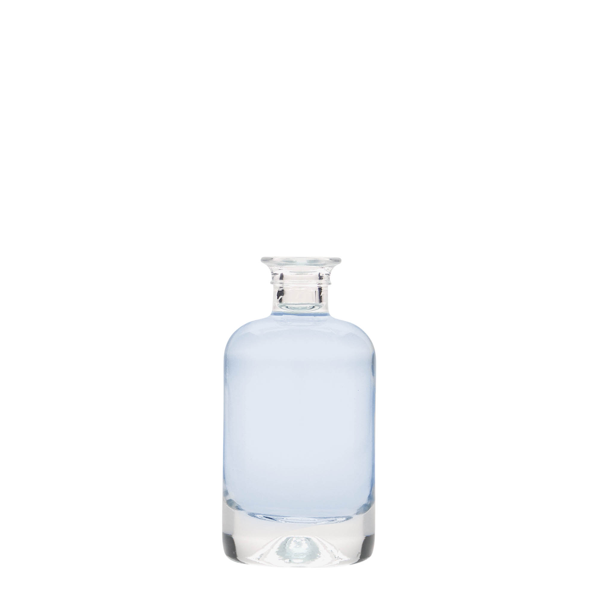 Shishe qelqi 40 ml për farmacist, gojë: korek