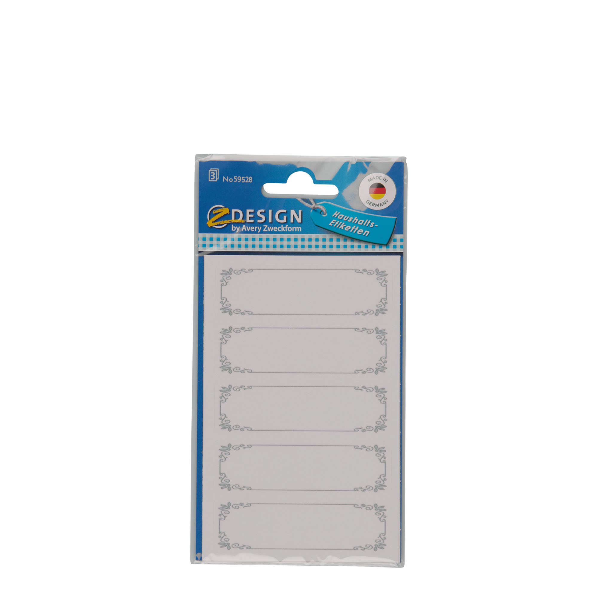 Zweckform Etiketa 'Kuadër Blu', drejtkëndëshe, letër, e bardhë-blu Zweckform Etiketa 'Kuadër Blu', drejtkëndëshe, letër, e bardhë-blu
