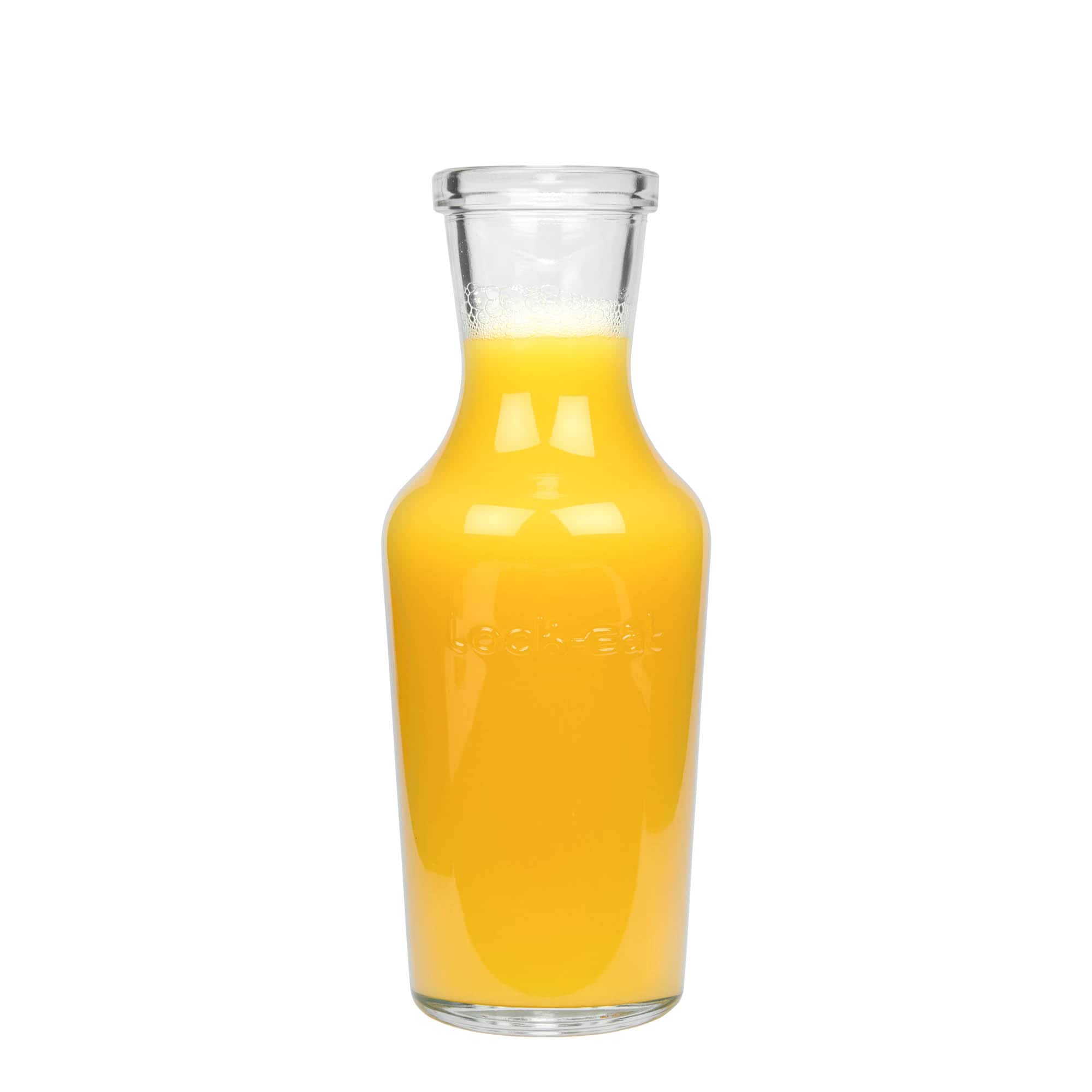 1.000 ml karafë qelqi 'Lock-Eat', hapja: mbyllje me kapëse telash