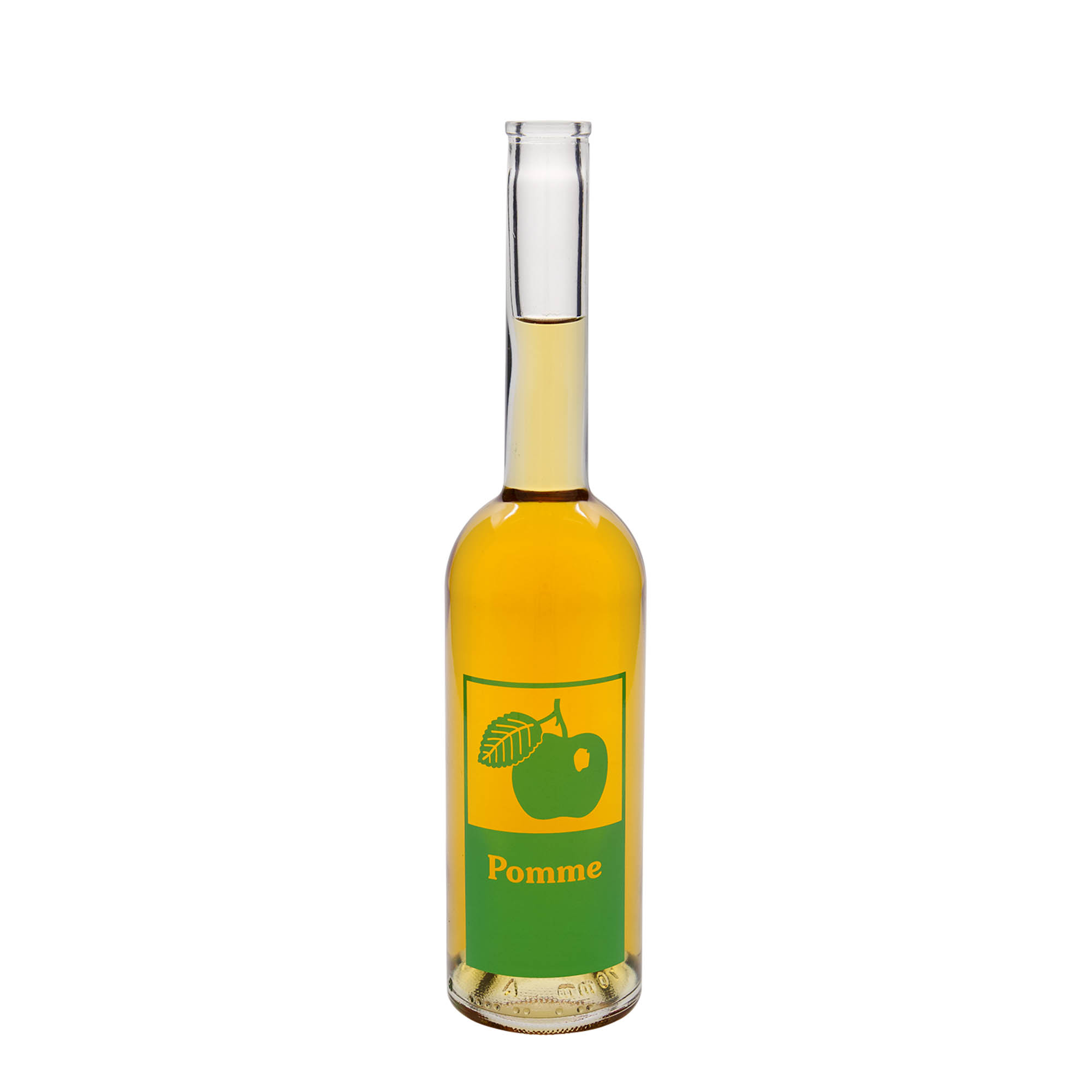 Shishe qelqi 500 ml 'Opera', motiv: Mollë, gojë: Korek Shishe qelqi 500 ml 'Opera', motiv: Mollë, gojë: Korek