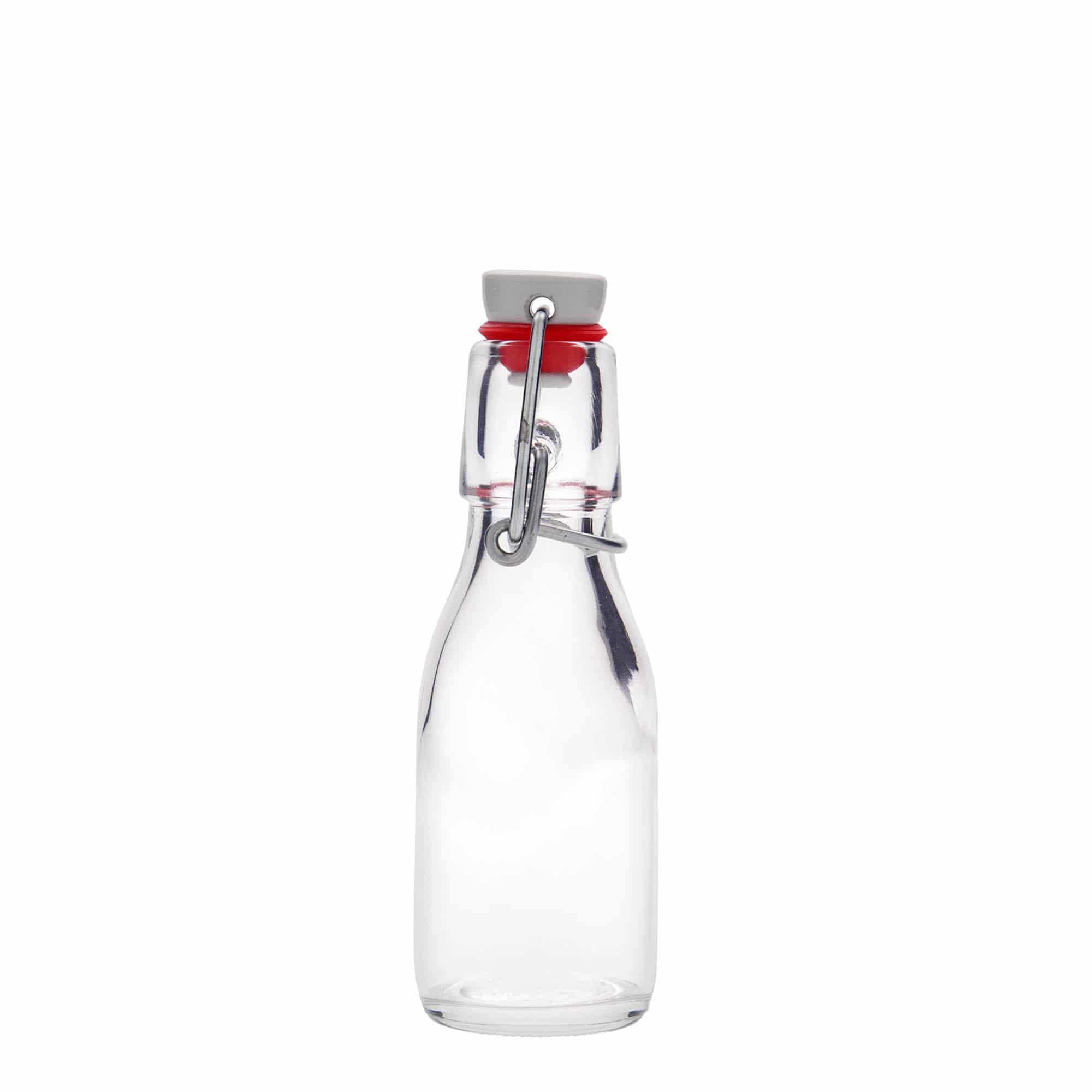Shishe qelqi 100 ml 'Paul', gojë: mbyllje me kapak me vidë