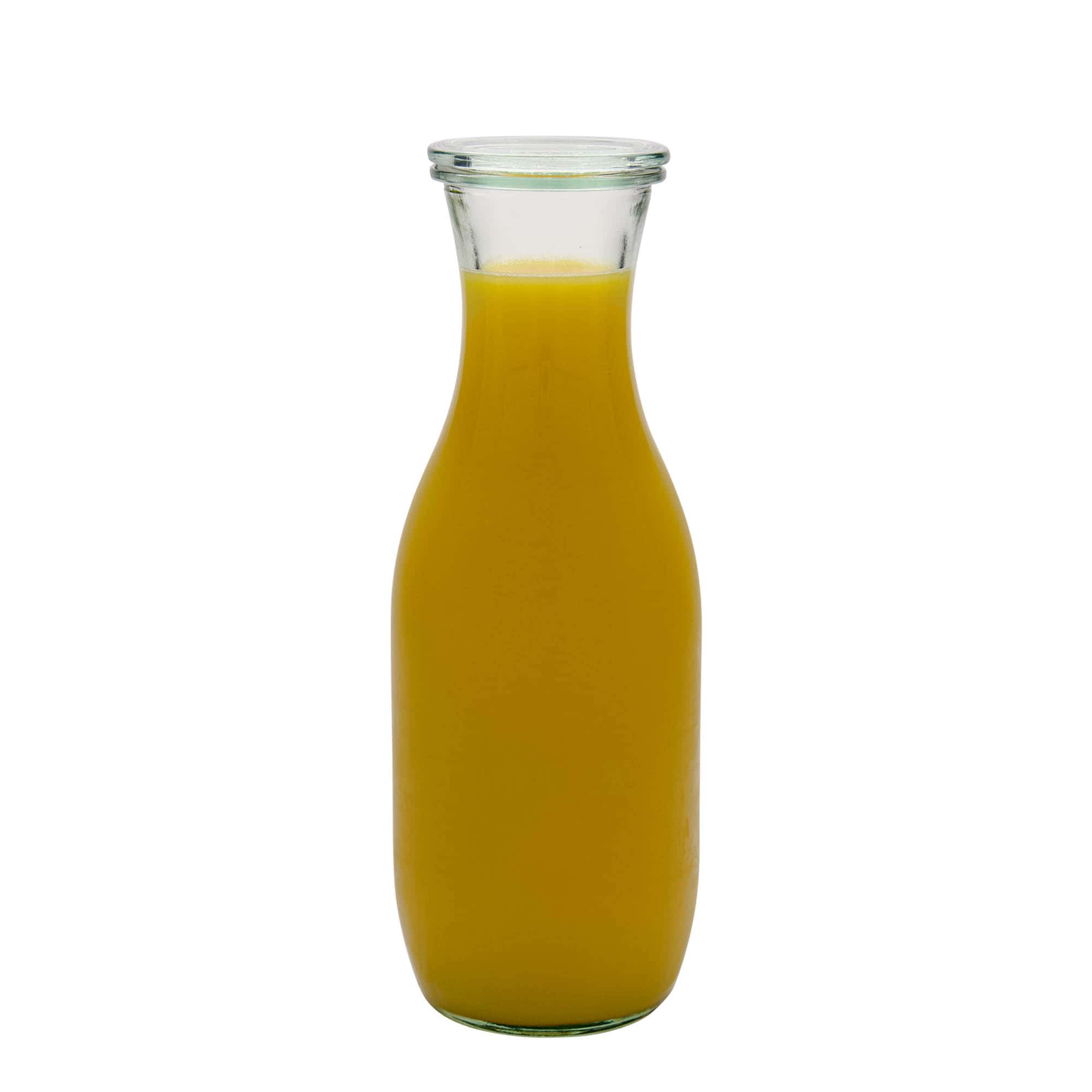 1.000 ml shishe lëngu WECK #, gojë: buzë e rrumbullakët