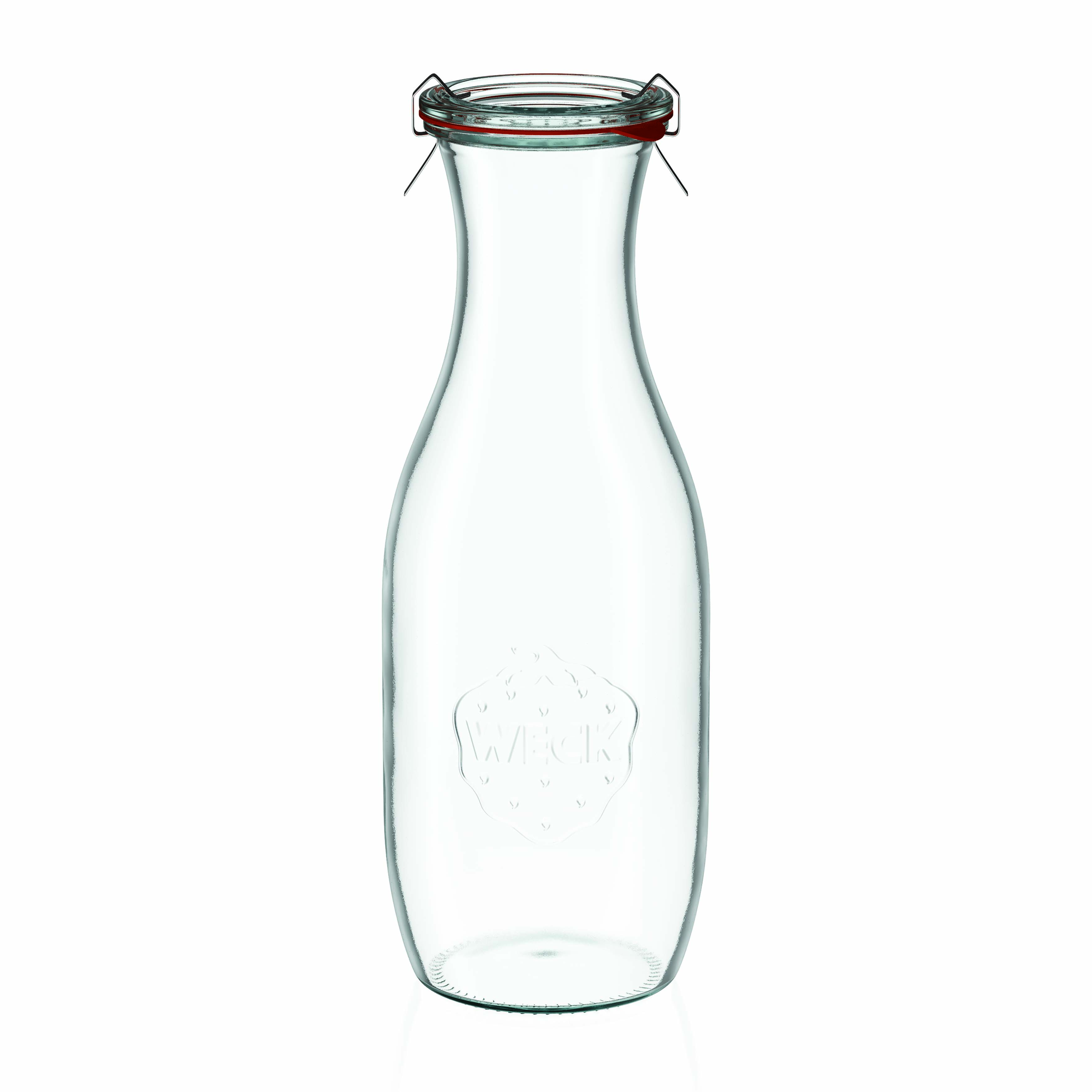 1.000 ml shishe lëngu WECK #, gojë: buzë e rrumbullakët 1.000 ml shishe lëngu WECK #, gojë: buzë e rrumbullakët