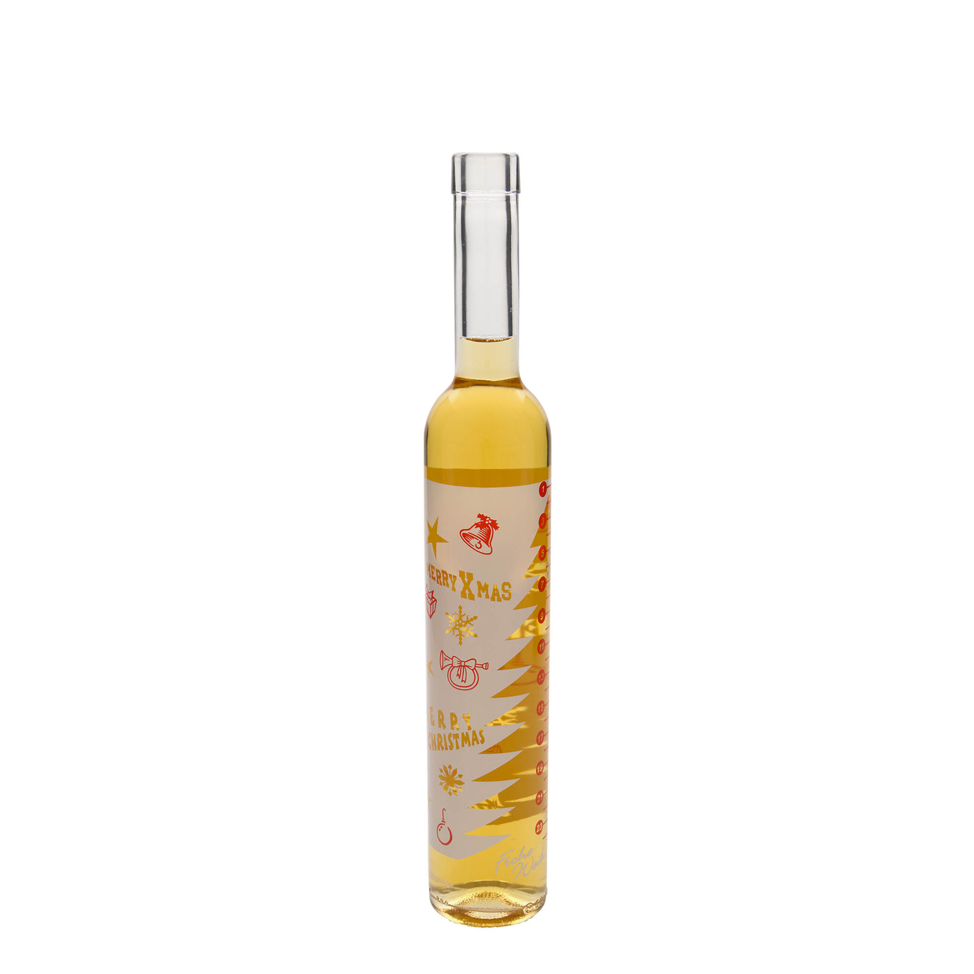 Shishe qelqi 500 ml Maximo me printim 'Kalendari i Adventit', Hapur: Korek