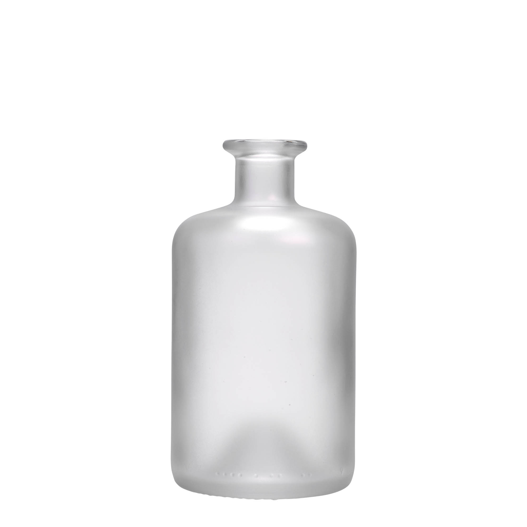 Shishe qelqi 500 ml farmacisti, e ngrirë, goja: kork