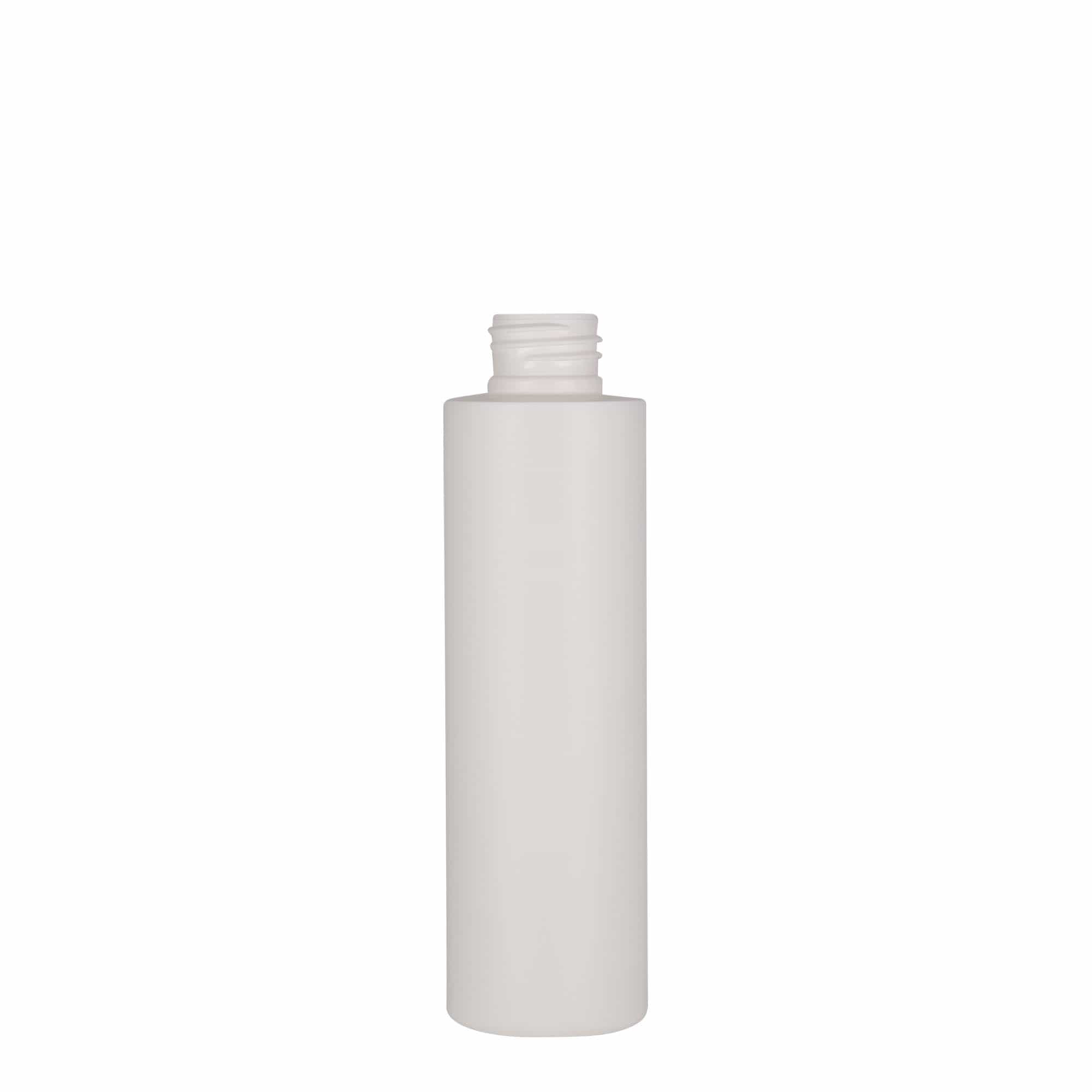150 ml shishe plastike 'Pipe', HDPE, e bardhë, gojëzimi: 24/410