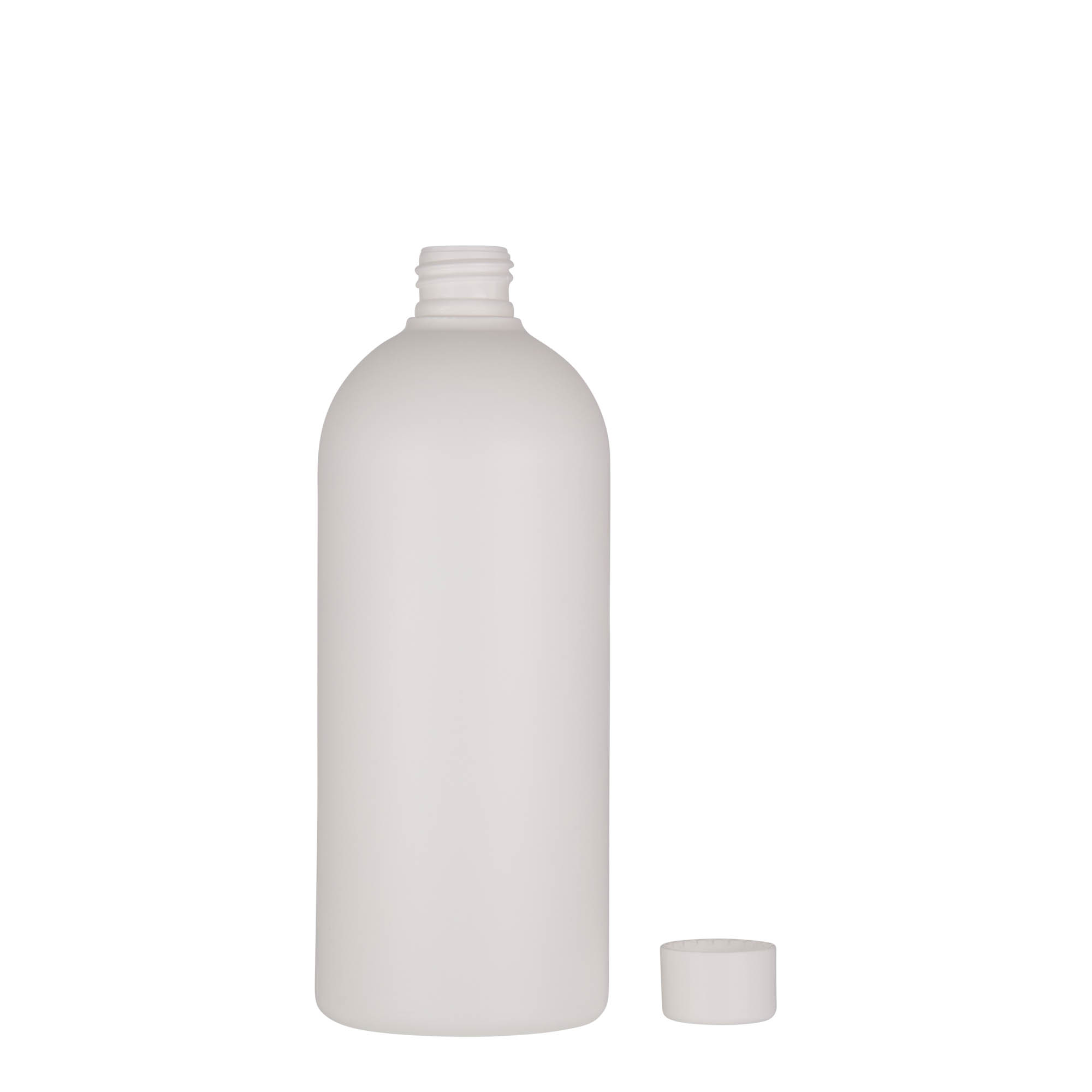 Shishe plastike 500 ml 'Tuffy', HDPE, e bardhë, gojë: 24/410 Shishe plastike 500 ml 'Tuffy', HDPE, e bardhë, gojë: 24/410