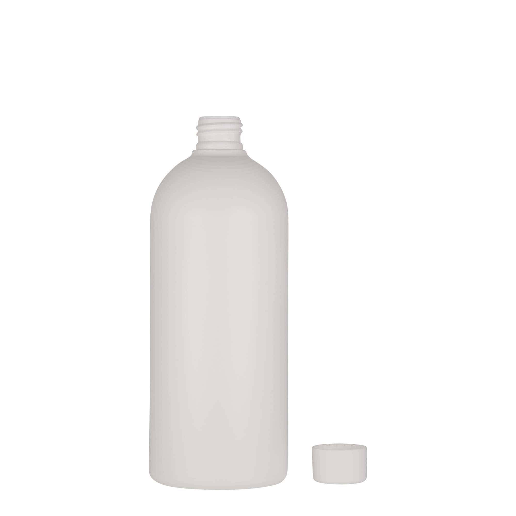 Shishe plastike 500 ml 'Tuffy', HDPE, e bardhë, gojë: 24/410