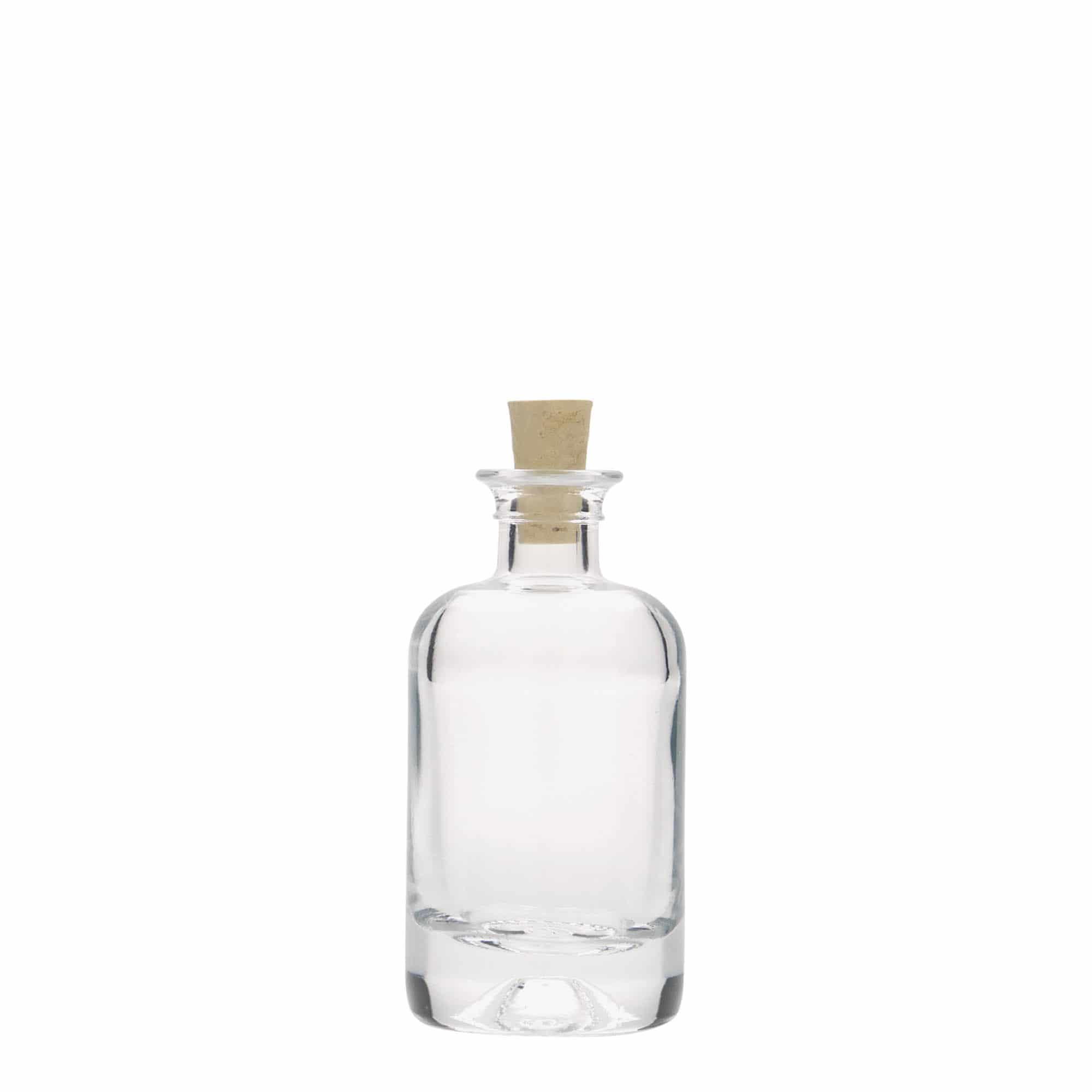 Shishe qelqi 40 ml për farmacist, gojë: korek