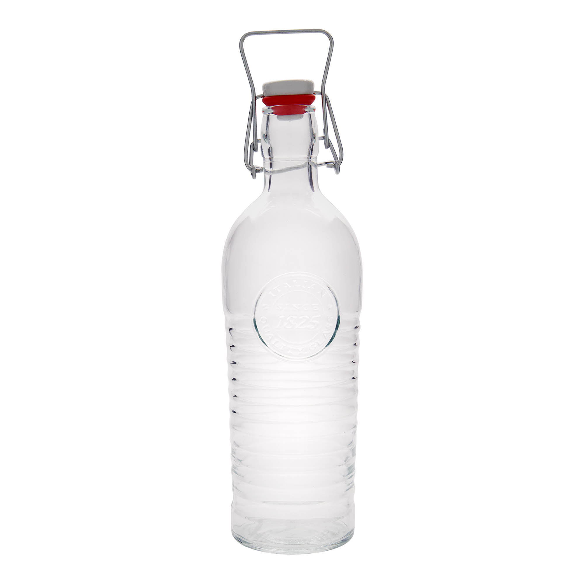 1.200 ml shishe qelqi 'Officina 1825', gojë: kapëse me shkop 1.200 ml shishe qelqi 'Officina 1825', gojë: kapëse me shkop