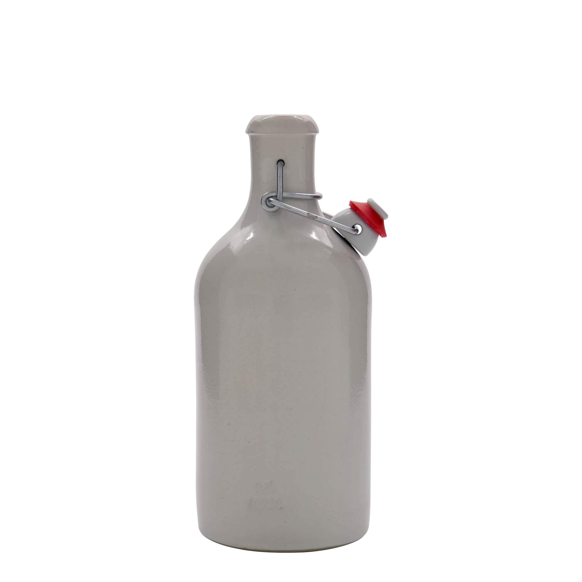 500 ml krua qeramike, qeramikë, e bardhë, gojë: kapak me kapëse