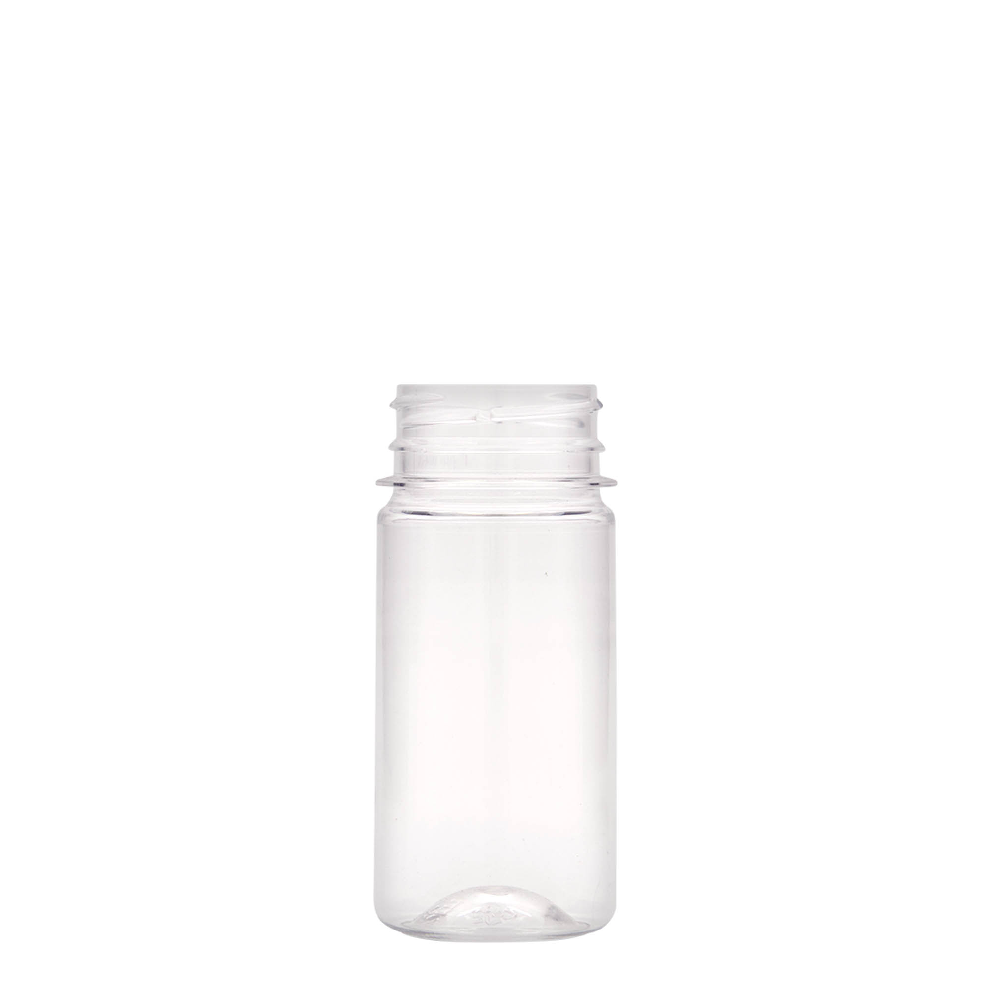 Shishe PET 100 ml 'Everytime', plastikë, hapje: 38 mm