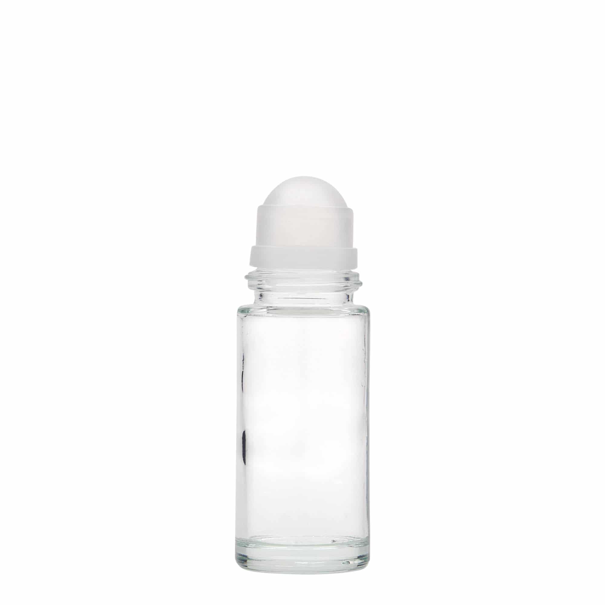 Shishe Roll-On 50 ml, qelq, gojë: kapak me vidë