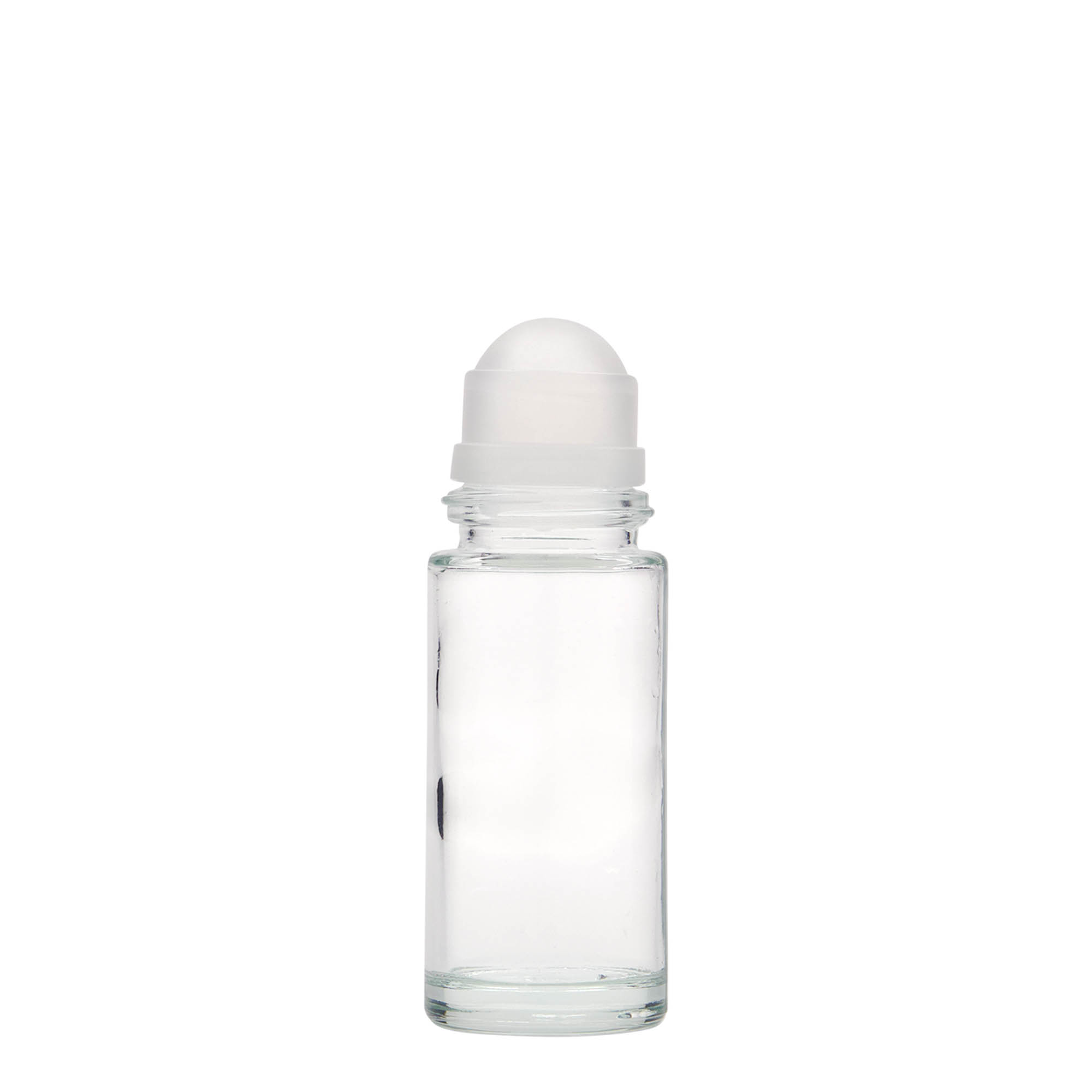 Shishe Roll-On 50 ml, qelq, gojë: kapak me vidë