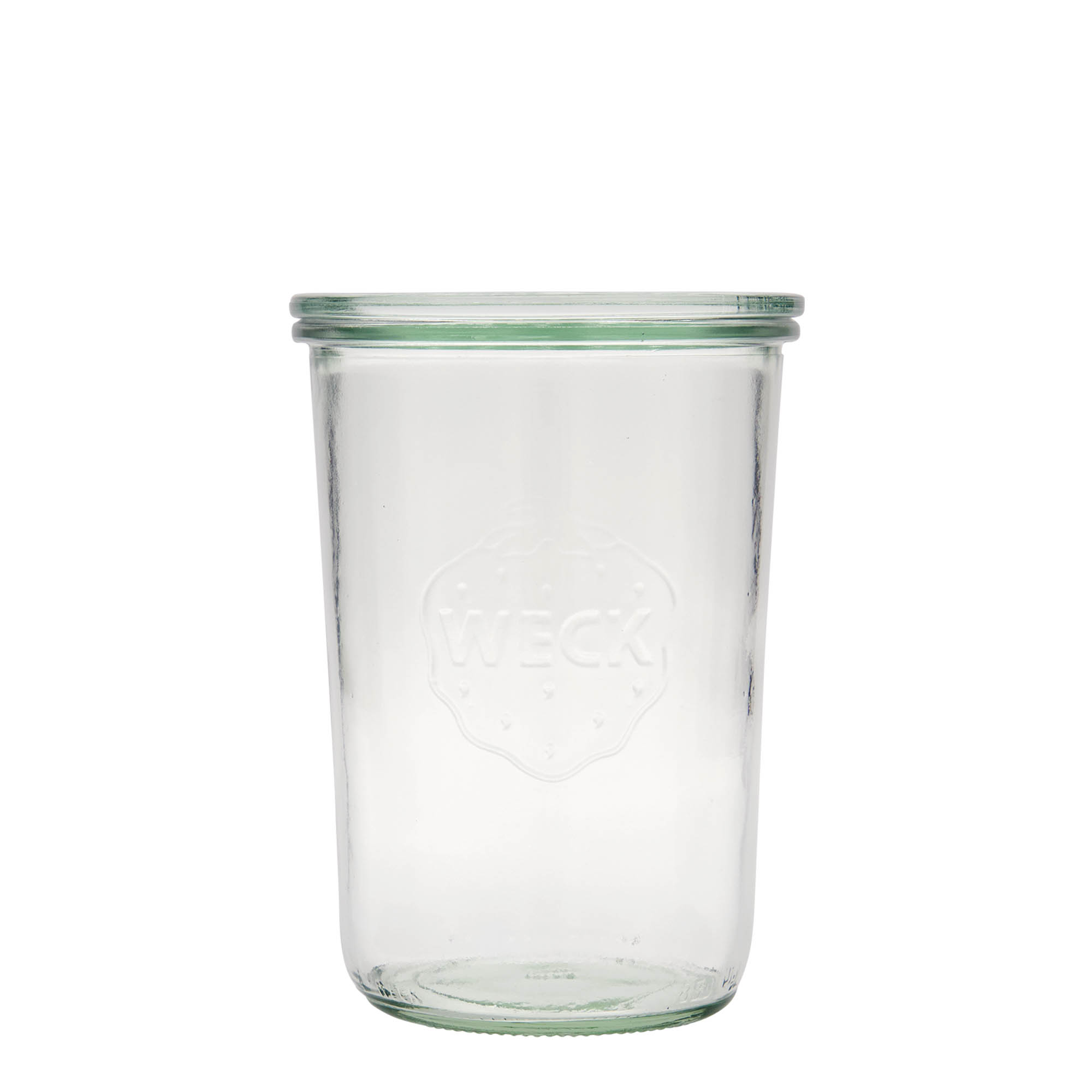 850 ml kavanoz WECK me kapak të rrëzuar, gojë: buzë e rrumbullakët 850 ml kavanoz WECK me kapak të rrëzuar, gojë: buzë e rrumbullakët