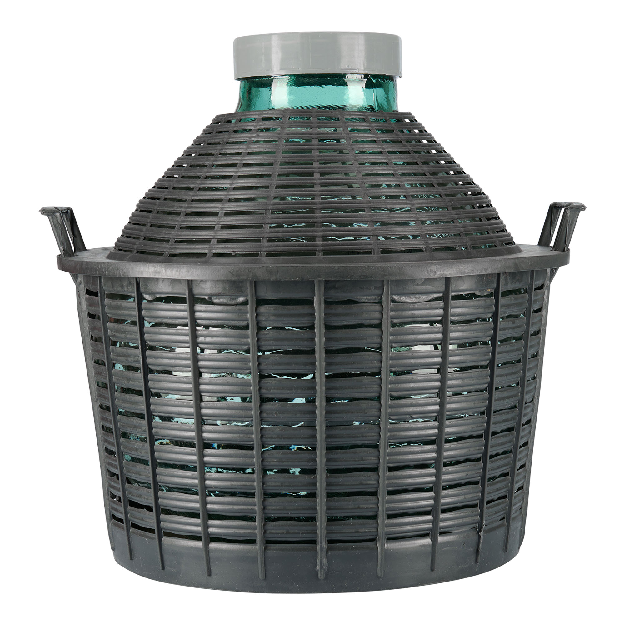 25 l shishe baloni me qafë të gjerë, xham, gojë: kapak me vidë