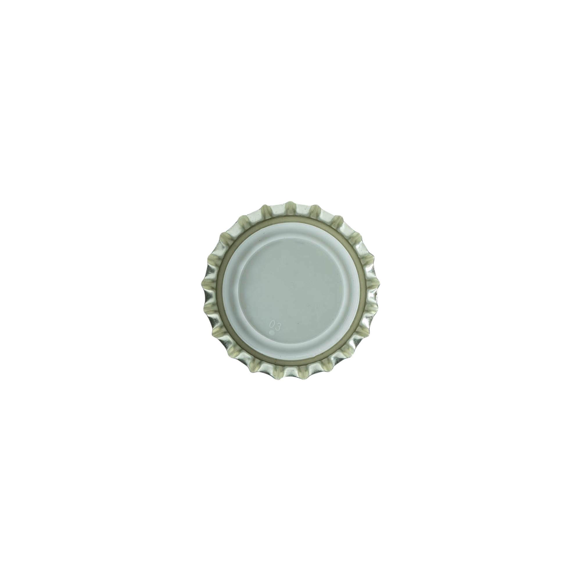 Kapak shishe 26 mm, metal, i zi